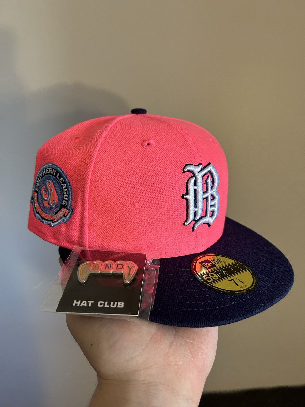 Hat Club Hat Club Exclusive Birmingham Barons Candy Pack Size 7 1/4 Size ONE SIZE - 1 Thumbnail