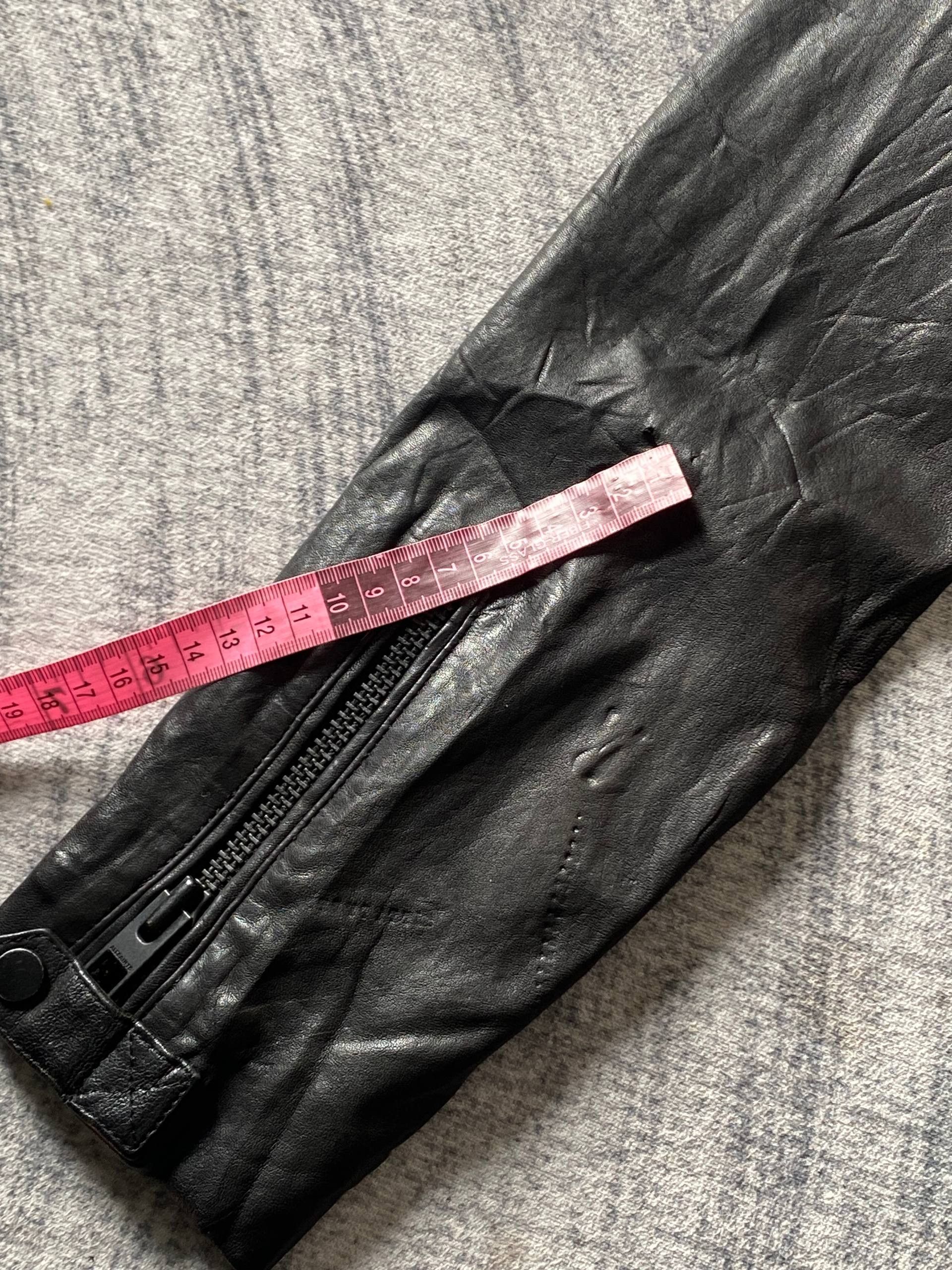 Allsaints Allsaints Noir Biker Denim Leather Jacket Size US S / EU 44-46 / 1 - 16 Thumbnail
