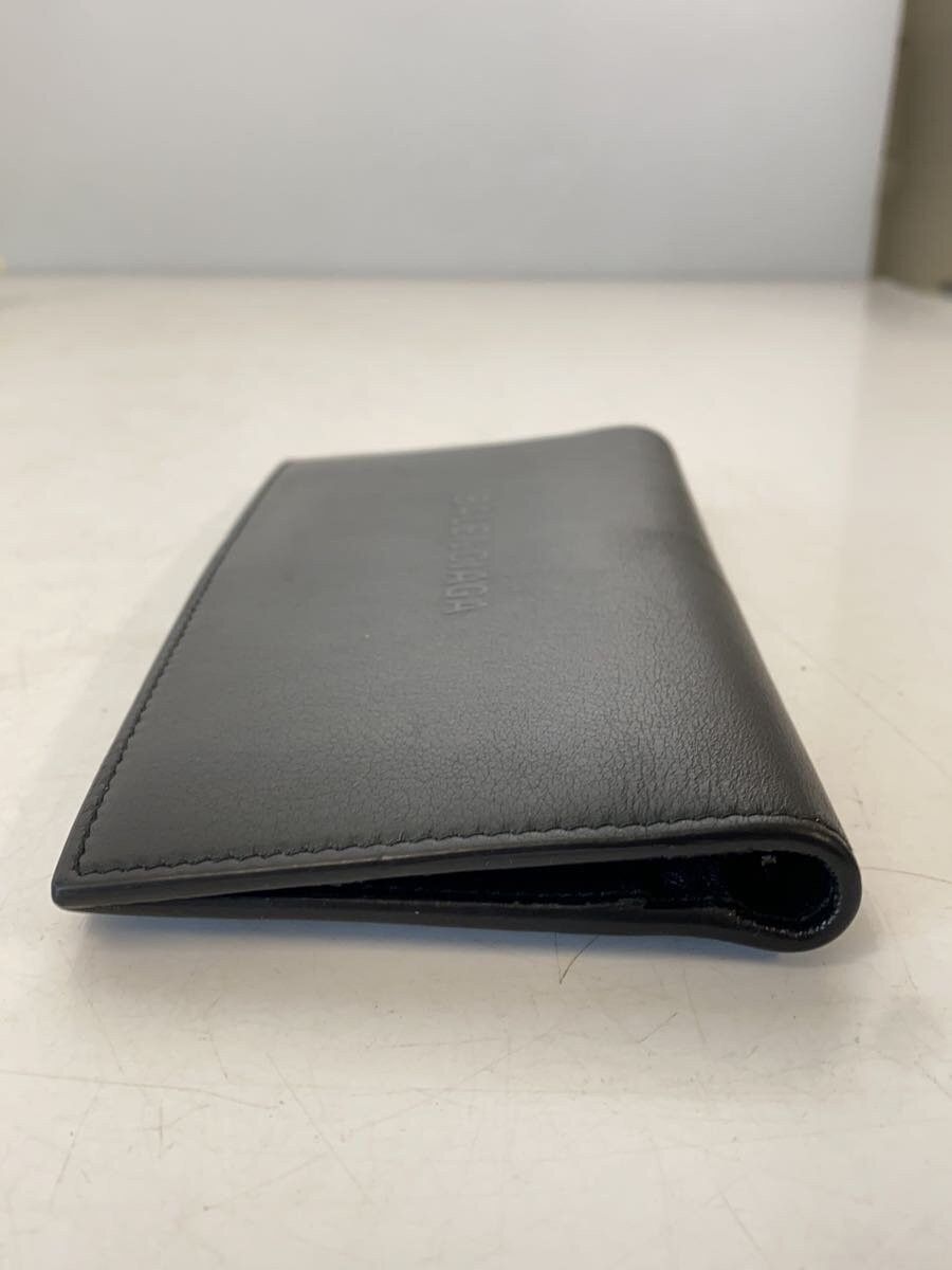 Balenciaga Balenciaga Leather Long Wallet Black Size ONE SIZE - 9 Thumbnail
