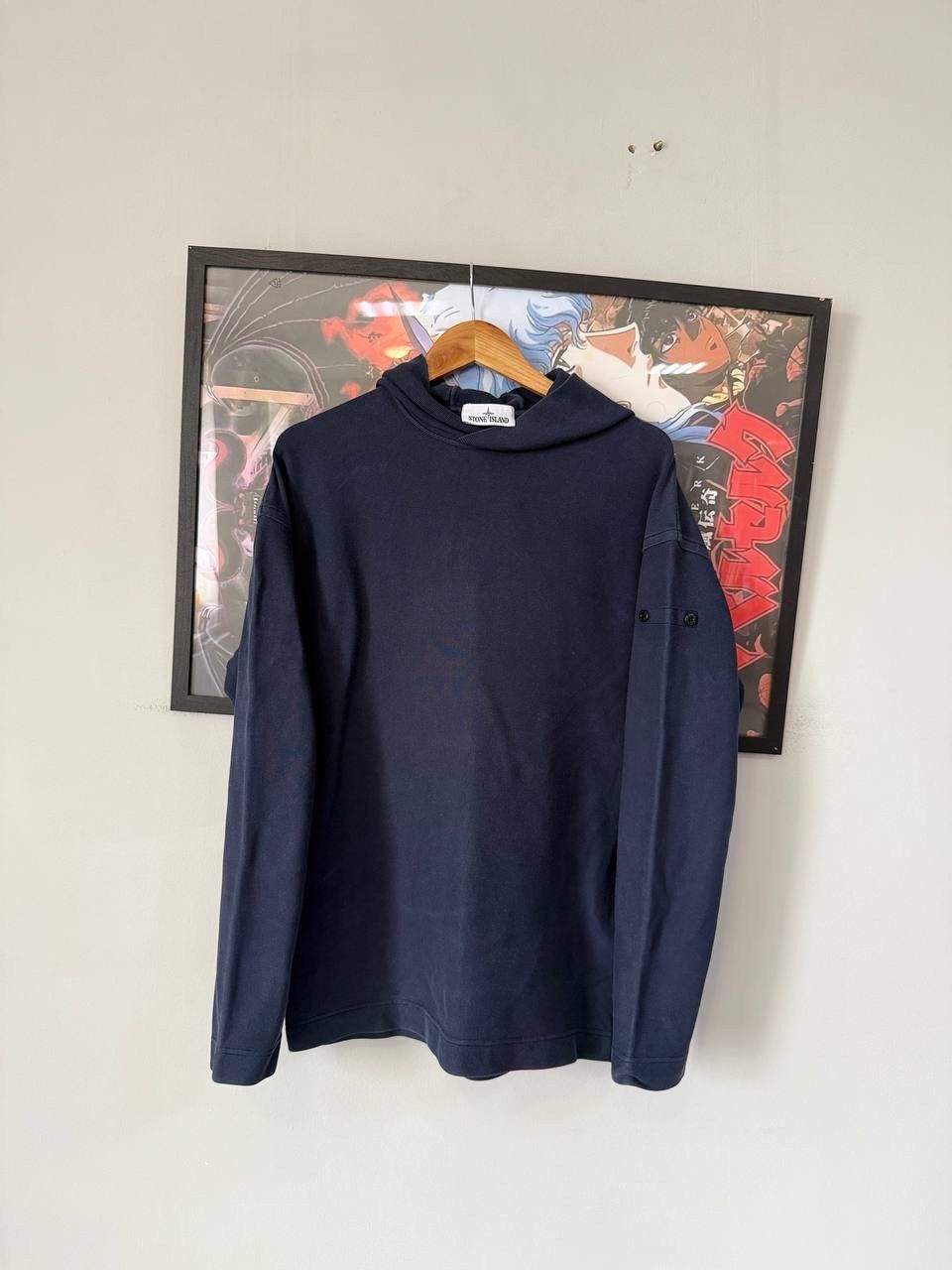 Stone Island Vintage blue Stone Island Hoodie Size US L / EU 52-54 / 3 - 1 Thumbnail