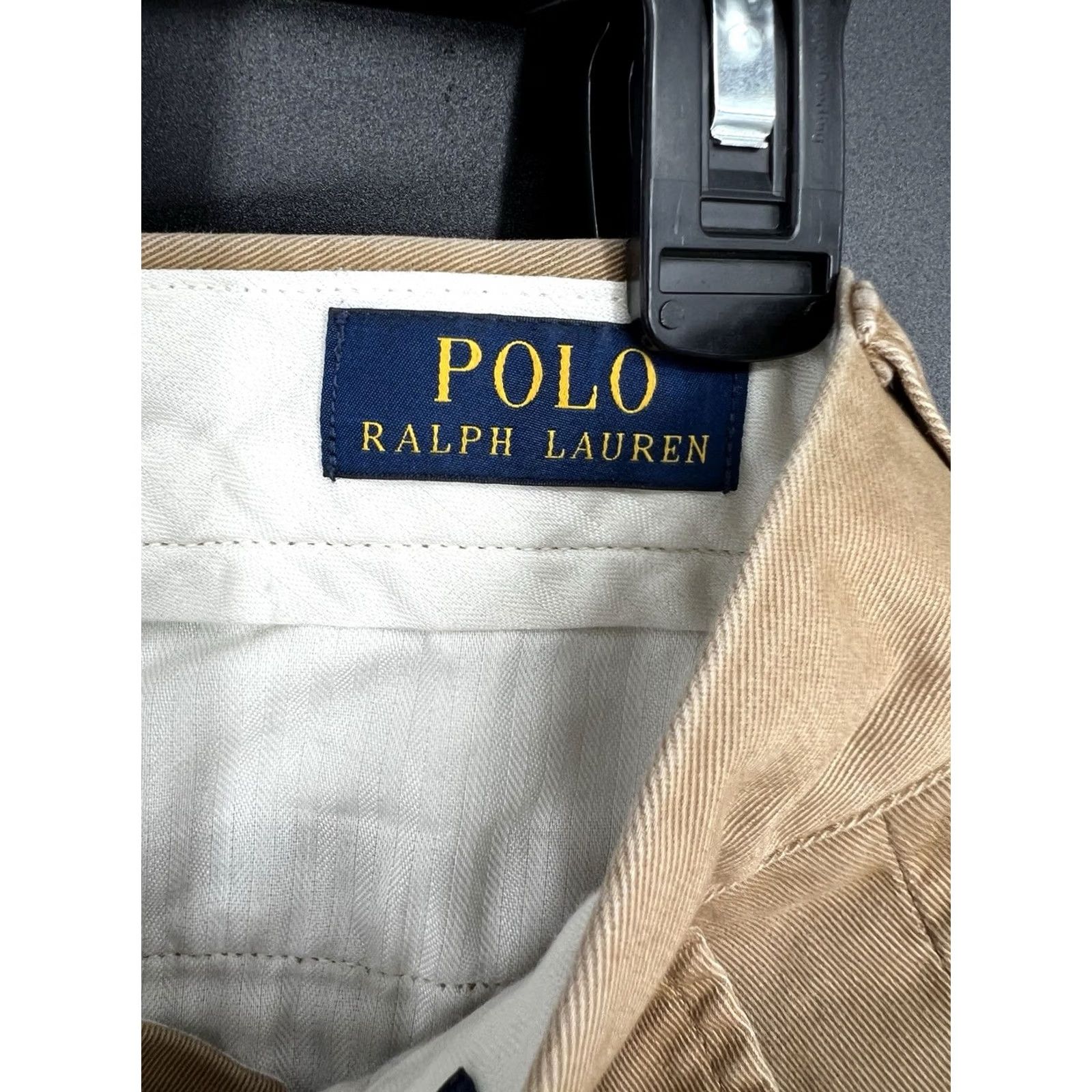 Polo Ralph Lauren Polo Ralph Lauren Chino Pants Men's Beige Cotton Twill Flat Front Straight Leg 32x30 Regular Fit Size US XS / EU 42 / 0 - 4 Thumbnail