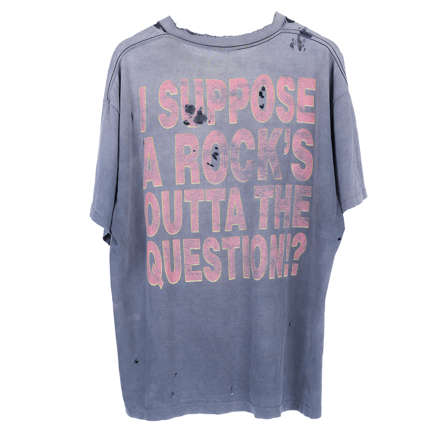 Vintage DEF LEPPARD ROCK OUT OF QUESTION TEE Size US XL / EU 56 / 4 - 2 Thumbnail