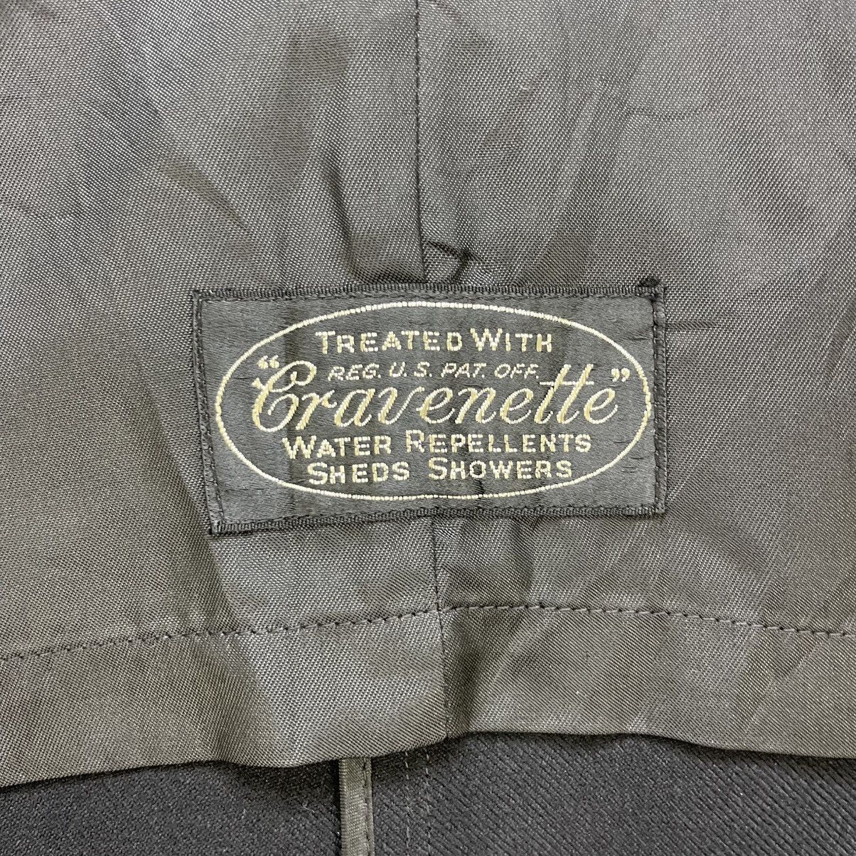 Vintage 💥 40s Graveenette Us Navy Over Coat Double Breast Size US L / EU 52-54 / 3 - 9 Thumbnail