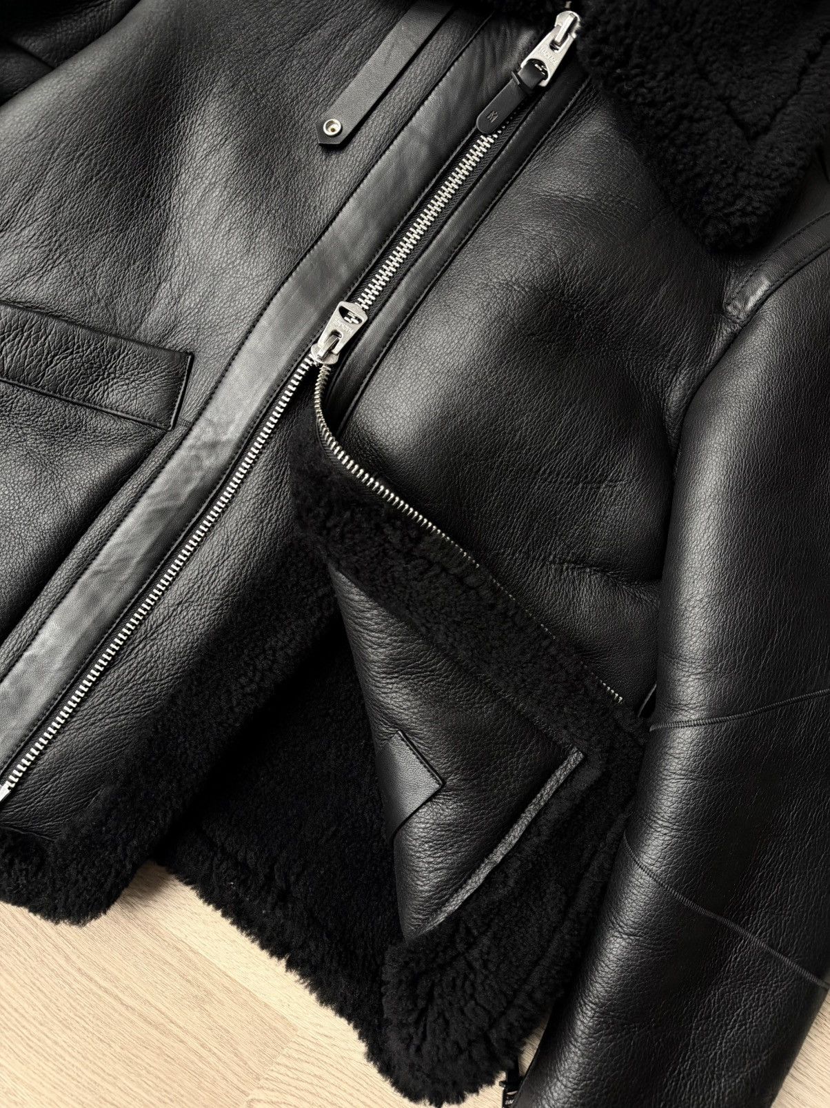 Mackage Mackage Kristian Black Sheepskin Shearling Coat Size US S / EU 44-46 / 1 - 4 Thumbnail