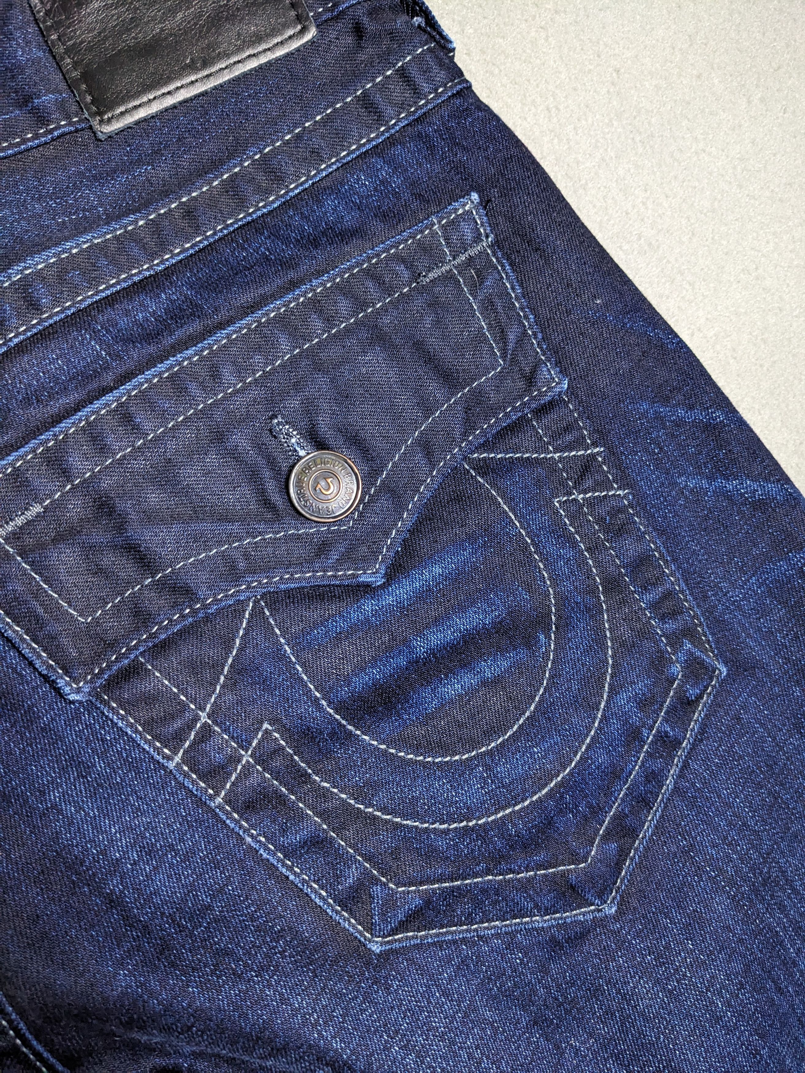 True Religion True Religion Ricky Jeans 34x29 Y2K Whiskered Made USA Size US 34 / EU 50 - 12 Thumbnail