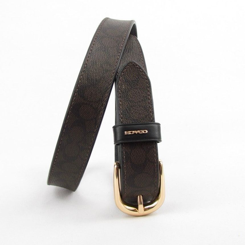 Coach Coach Signature Canvas Classic Belt Size ONE SIZE - 5 Thumbnail