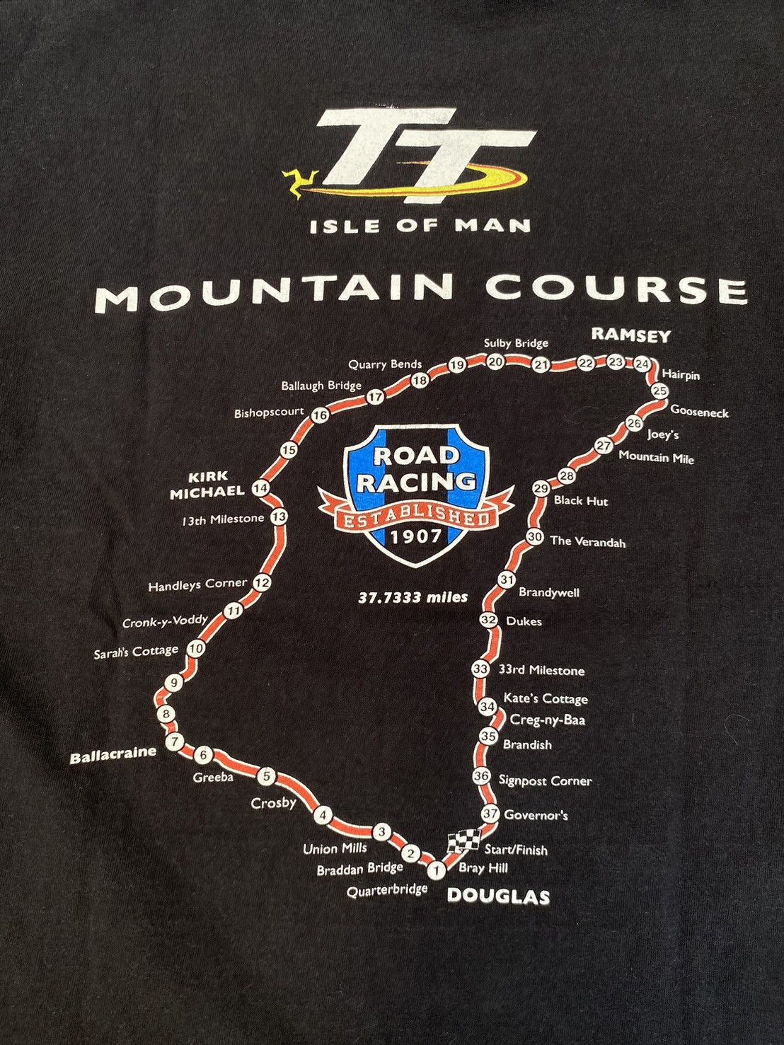 Fox Racing Crazy Y2K ISLE OF MAN TT Graphic Tee Size US M / EU 48-50 / 2 - 6 Thumbnail
