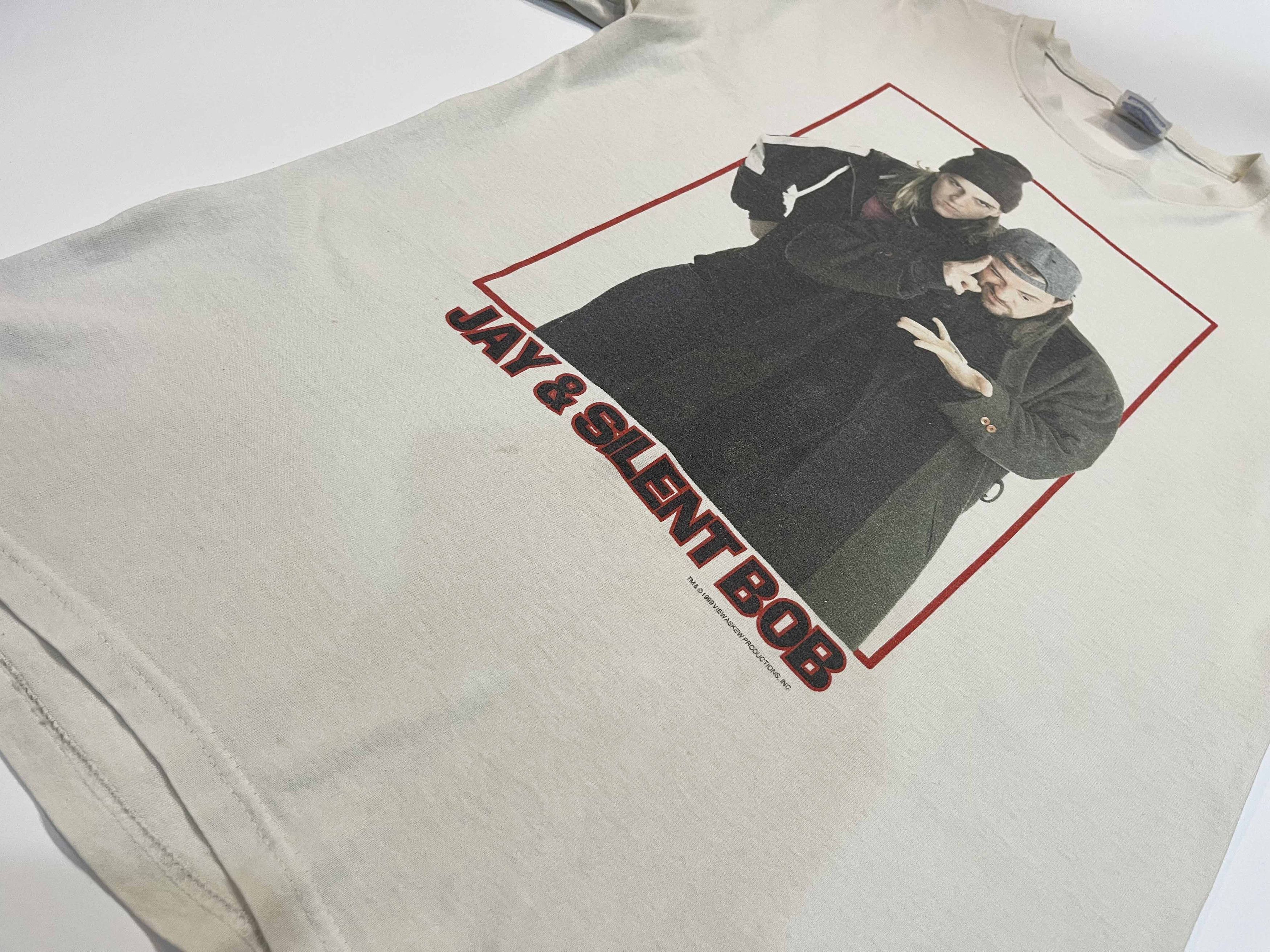 Hanes × Vintage Vintage Hanes Jay&Silent Bob Movie Promo View Askew T-Shirt Size US M / EU 48-50 / 2 - 5 Thumbnail