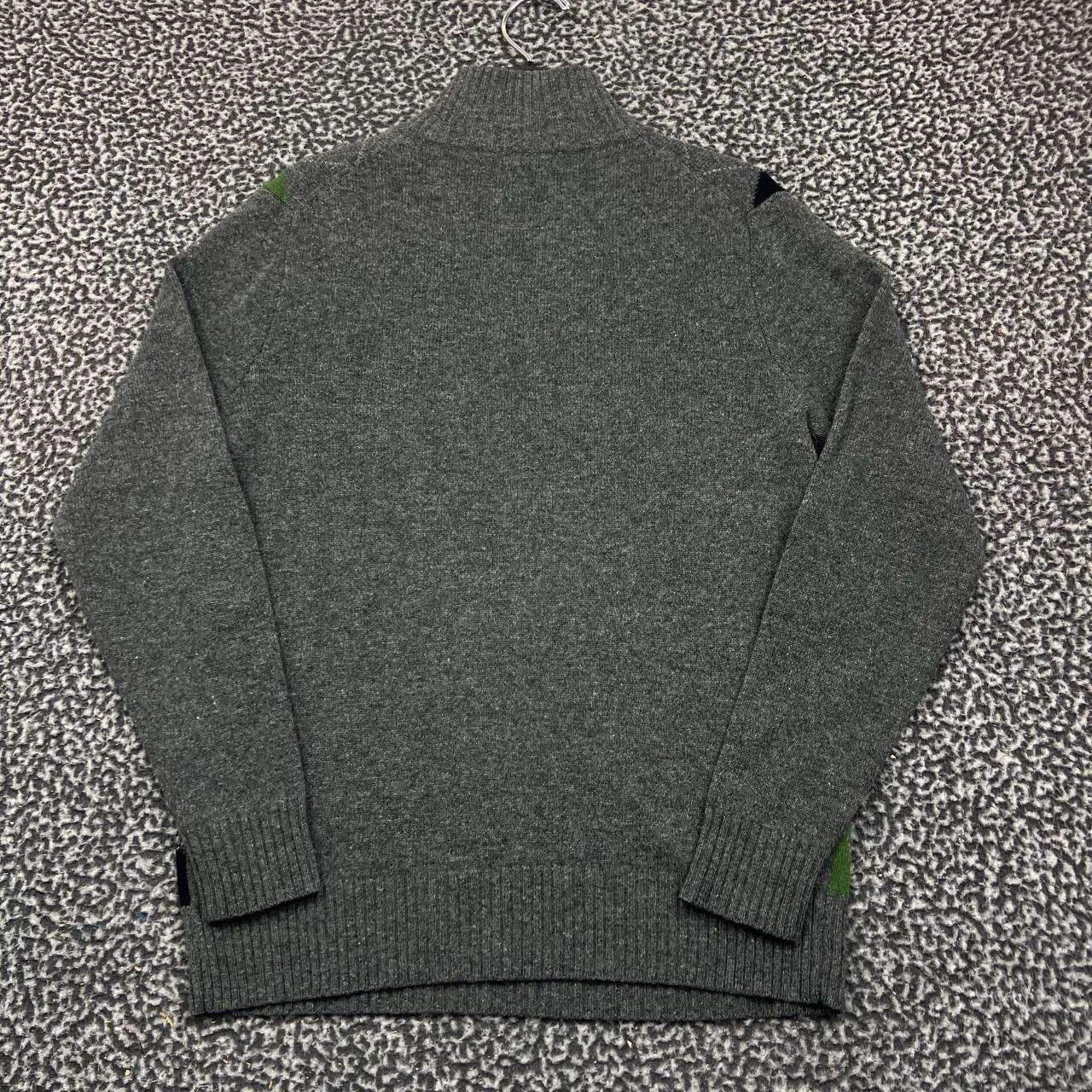 J.Crew J. Crew Sweater Men Argyle Lambswool 1/4 Zip Mock Neck S Size US S / EU 44-46 / 1 - 2 Thumbnail
