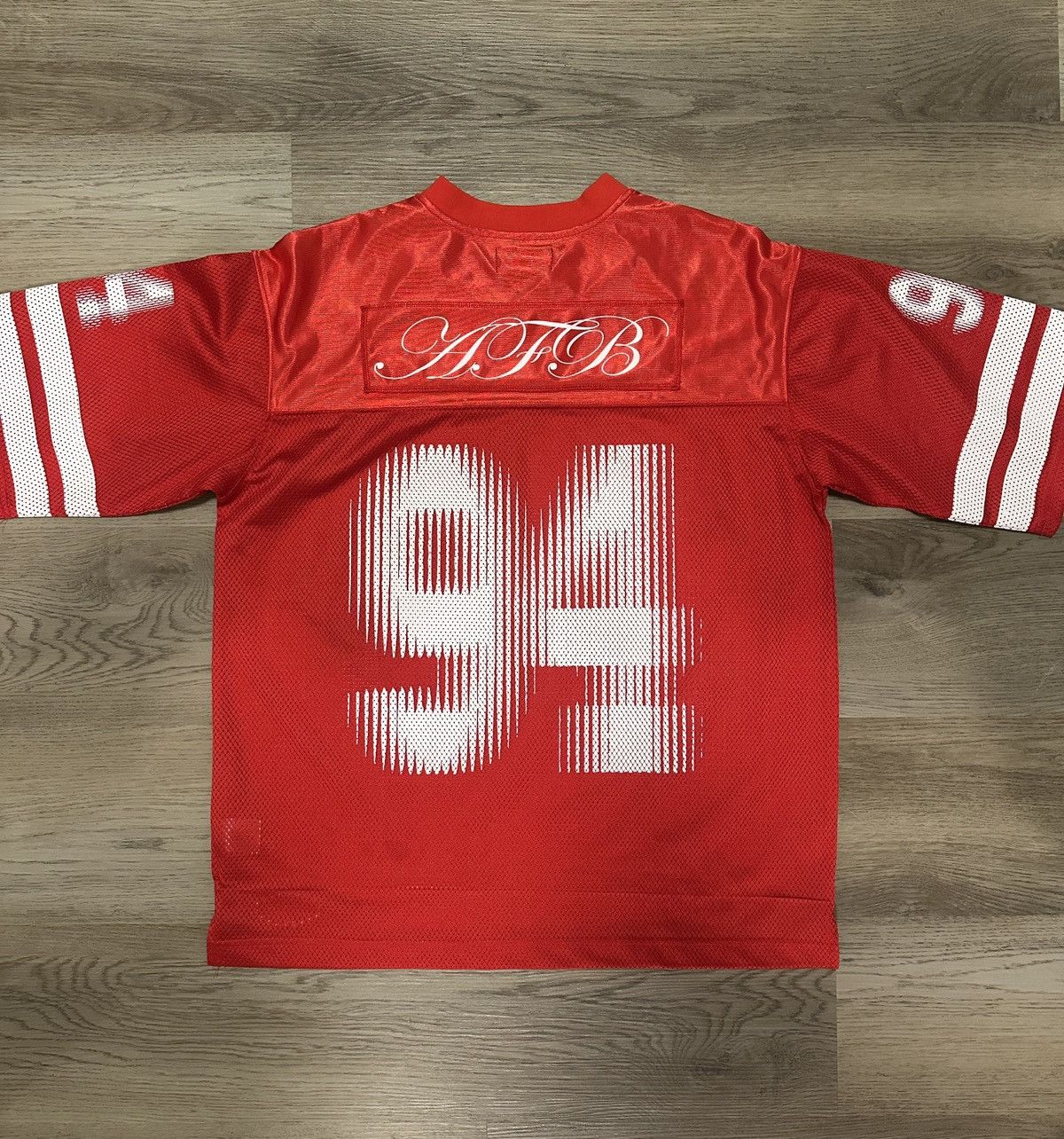 Other AFB Red Mesh Star Jersey Size US M / EU 48-50 / 2 - 3 Thumbnail