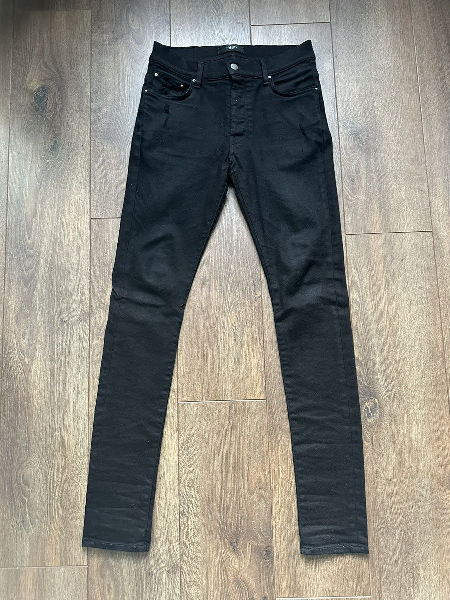 Amiri Amiri Black Jeans Size US 30 / EU 46 - 1 Thumbnail