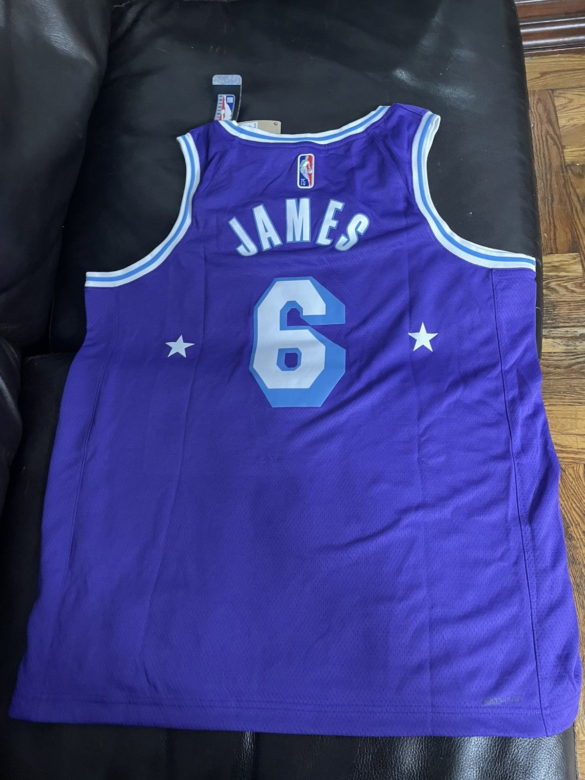 Nike LA Lakers Lebron James City Edition jersey Size US XL / EU 56 / 4 - 3 Thumbnail