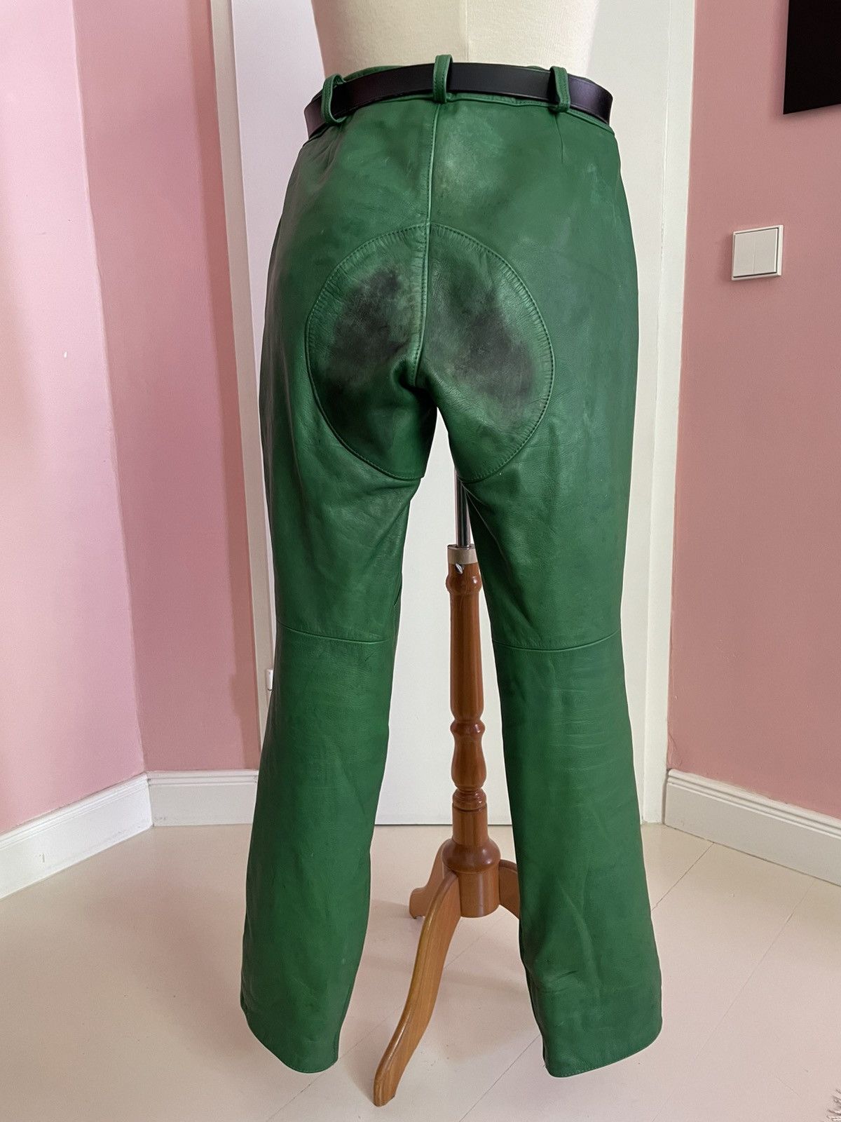 Other Vintage 1991 “Frogman” German POLIZEI Green Leather Uniform Size US L / EU 52-54 / 3 - 18 Thumbnail