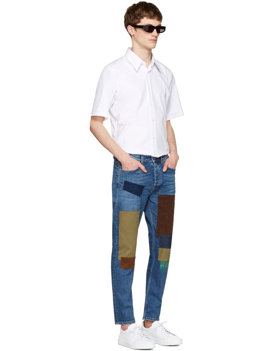 Acne Studios Acne Studios Indigo Town Patch Jeans Size US 34 / EU 50 - 1 Thumbnail