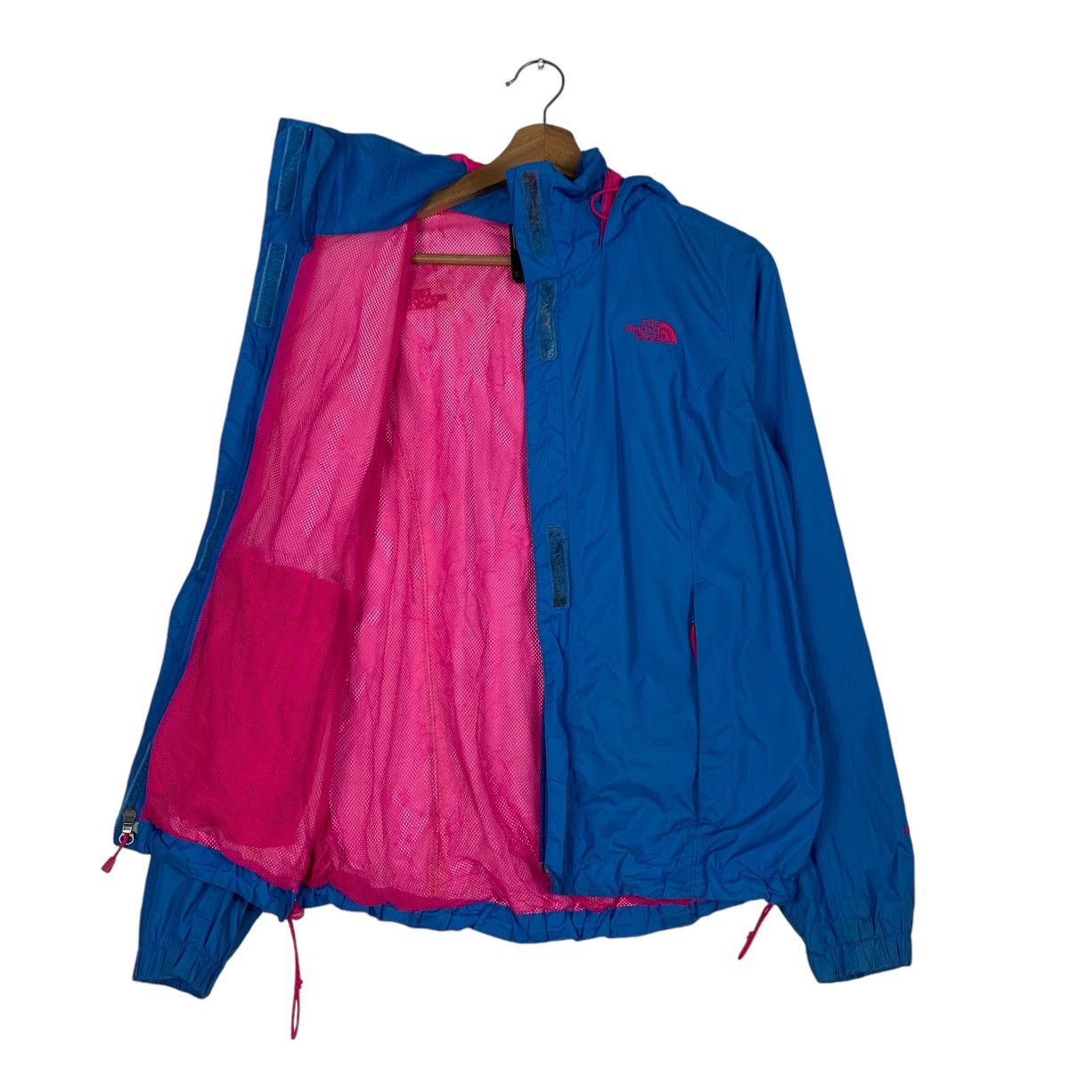 The North Face THE NORTH FACE Blue Hoodie Jacket Rain Jacket #1241-C56 Size S / US 4 / IT 40 - 10 Thumbnail