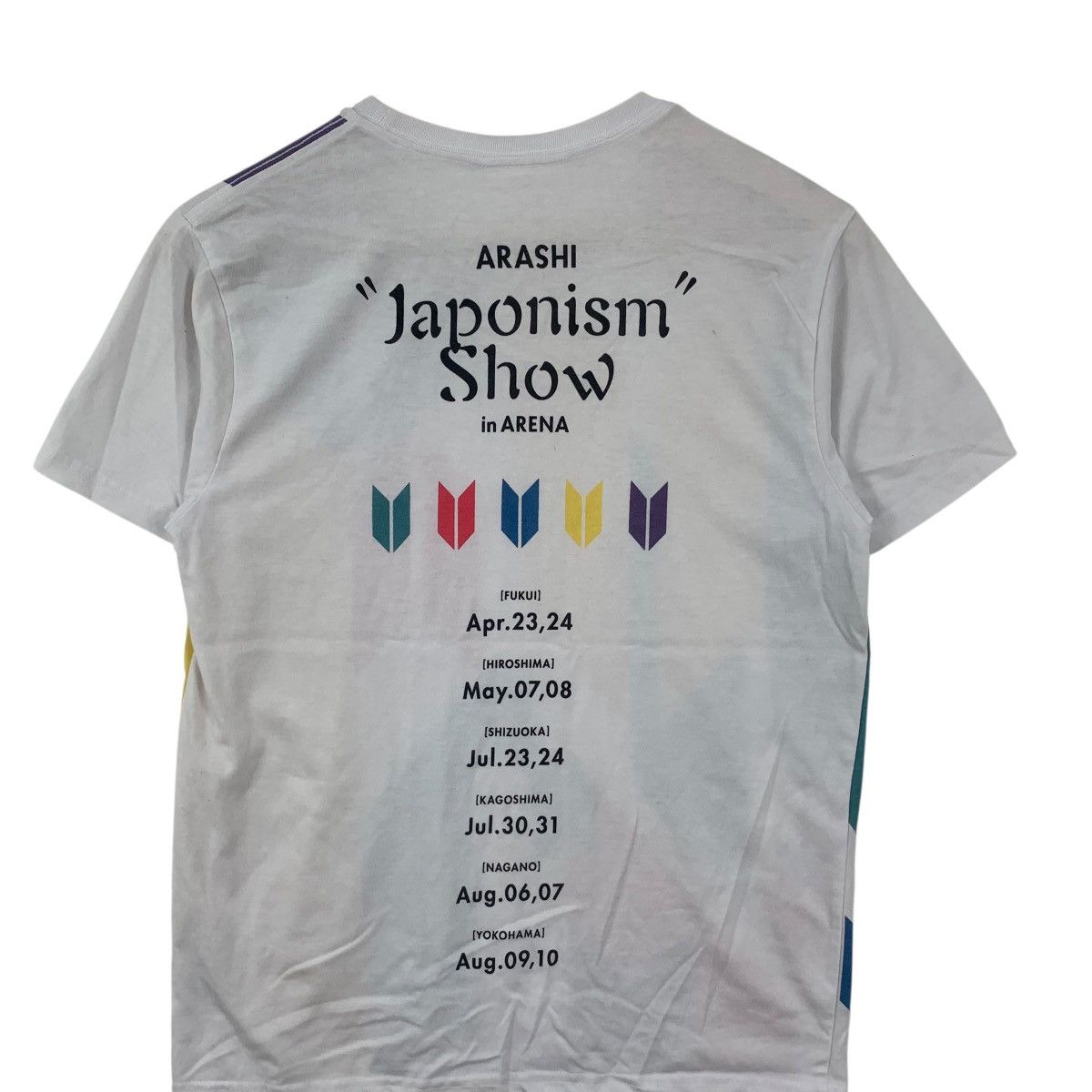 Band Tees ARASHI JAPONISM SHOW Japan Boy Band Tour Concert Tee Shirt Size S / US 4 / IT 40 - 7 Thumbnail