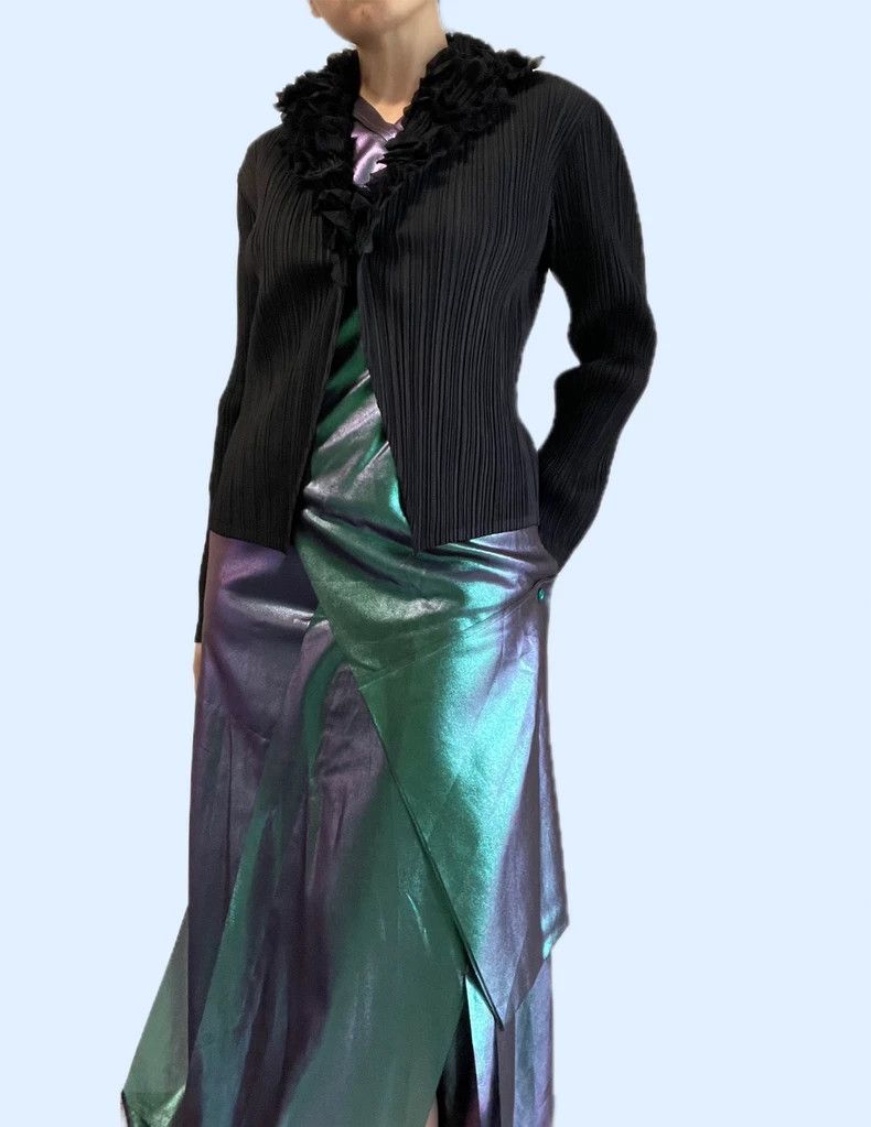 Issey Miyake Issey Miyake size:2 Black mainline coat Size M / US 6-8 / IT 42-44 - 2 Thumbnail