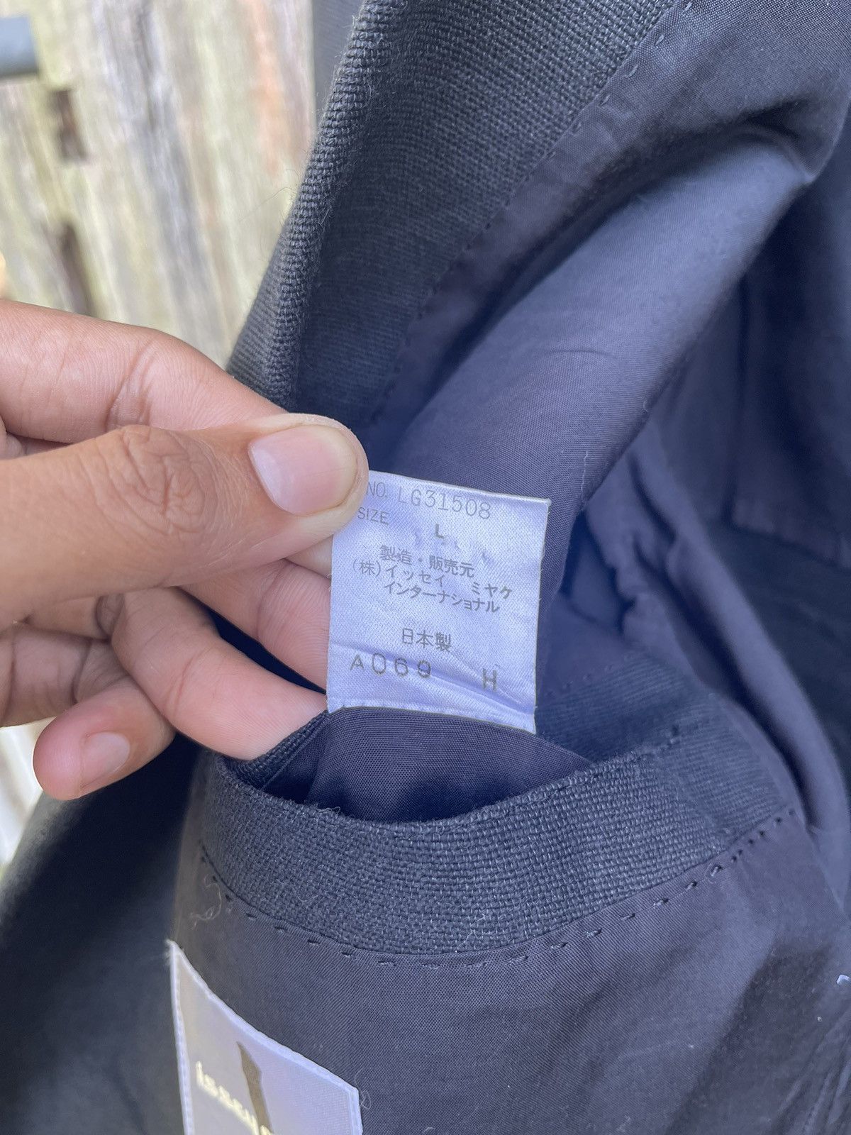 Issey Miyake Issey Miyake Men S/S 2001 Black Blazer Size L Japan Size US L / EU 52-54 / 3 - 22 Thumbnail