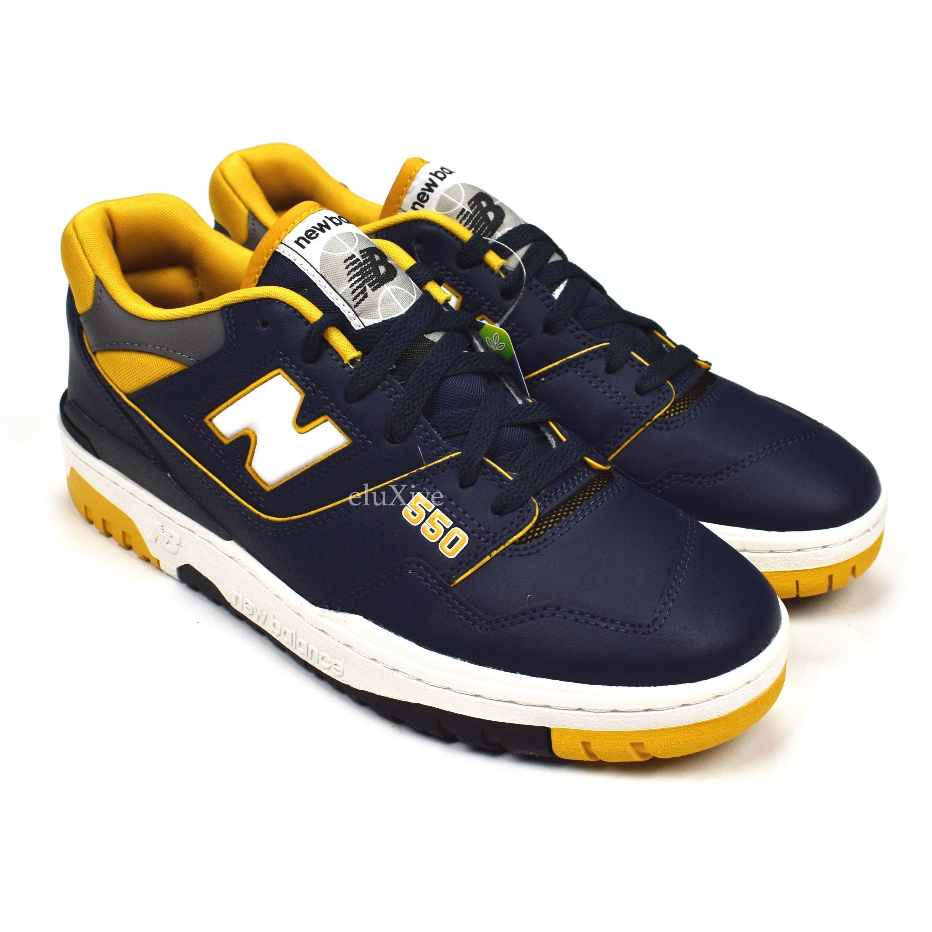 New Balance New Balance 550 Basketball Sneakers (Navy/Yellow) DS Size US 10.5 / EU 43-44 - 1 Preview