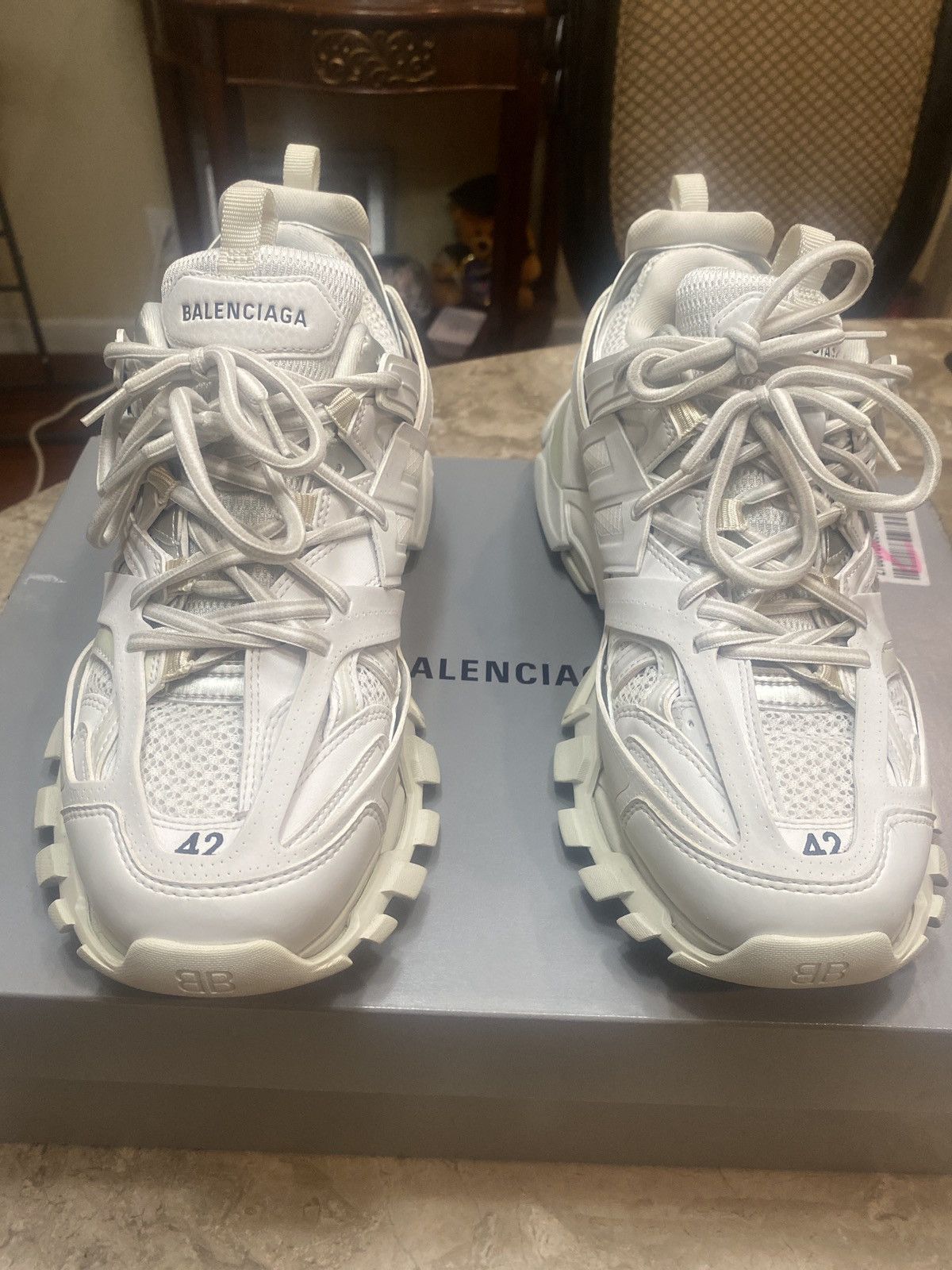 Balenciaga Balenciaga Track Sneaker “White” Size 42 Size US 9 / EU 42 - 2 Thumbnail