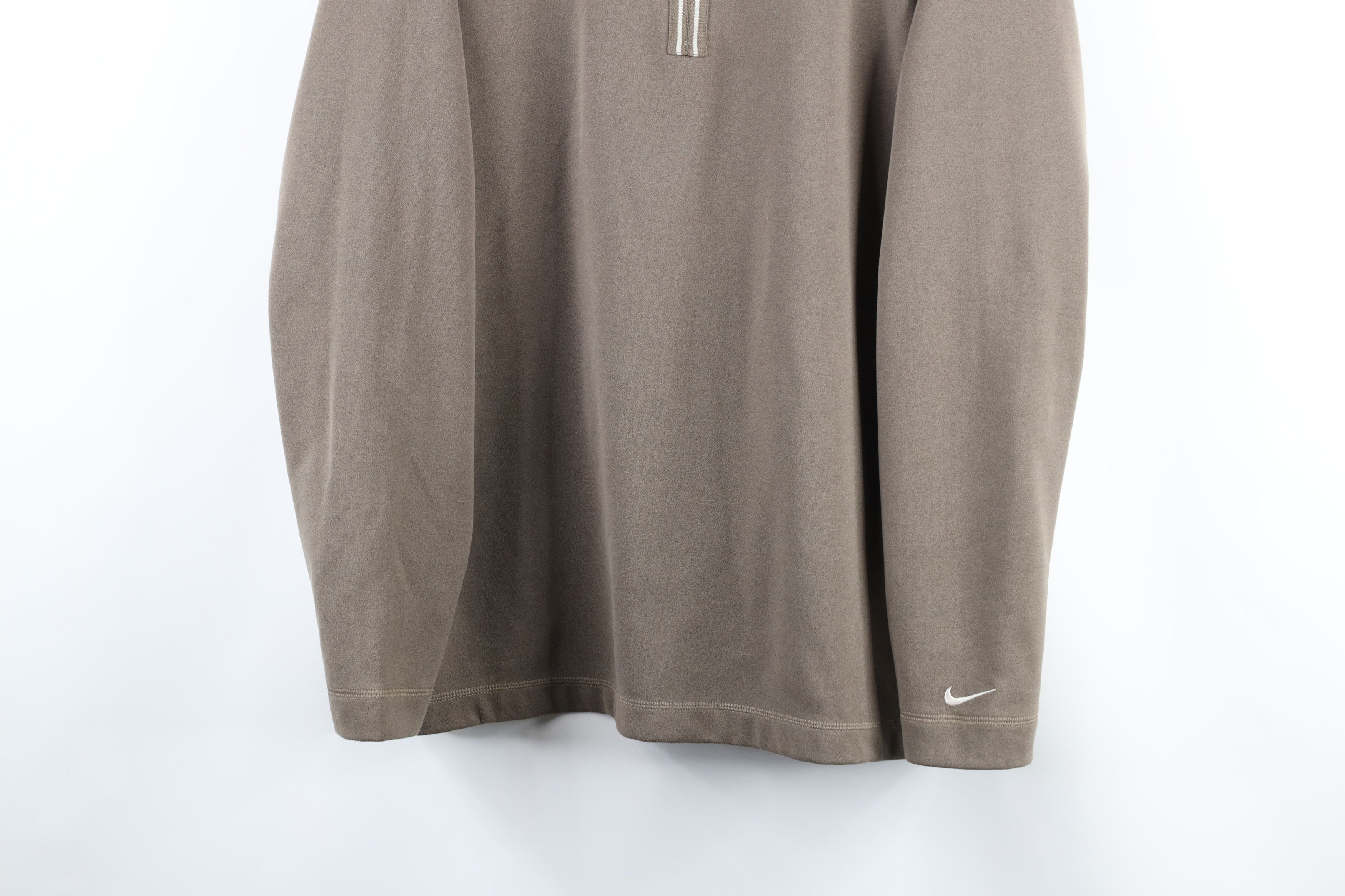 Nike × Vintage Vintage Nike Golf Mini Swoosh Half Zip Pullover Sweater Size US L / EU 52-54 / 3 - 3 Thumbnail