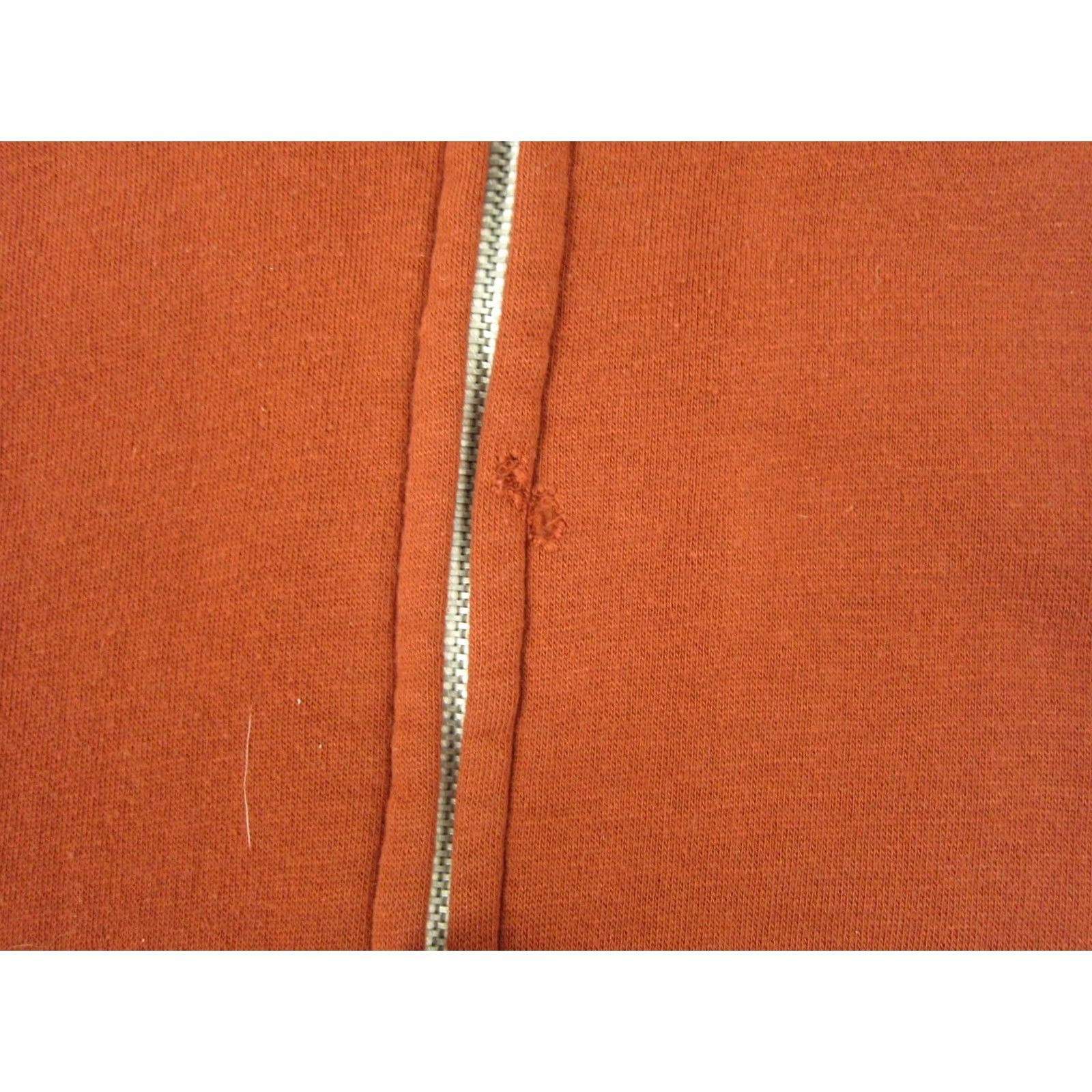 Vintage Vintage True Sweatshirt Mens L Orange Burnt Full Zip 60s 70s Track USA 80s 90s Skull Logo Pullover Gym & Training Mens Size US L / EU 52-54 / 3 - 3 Thumbnail