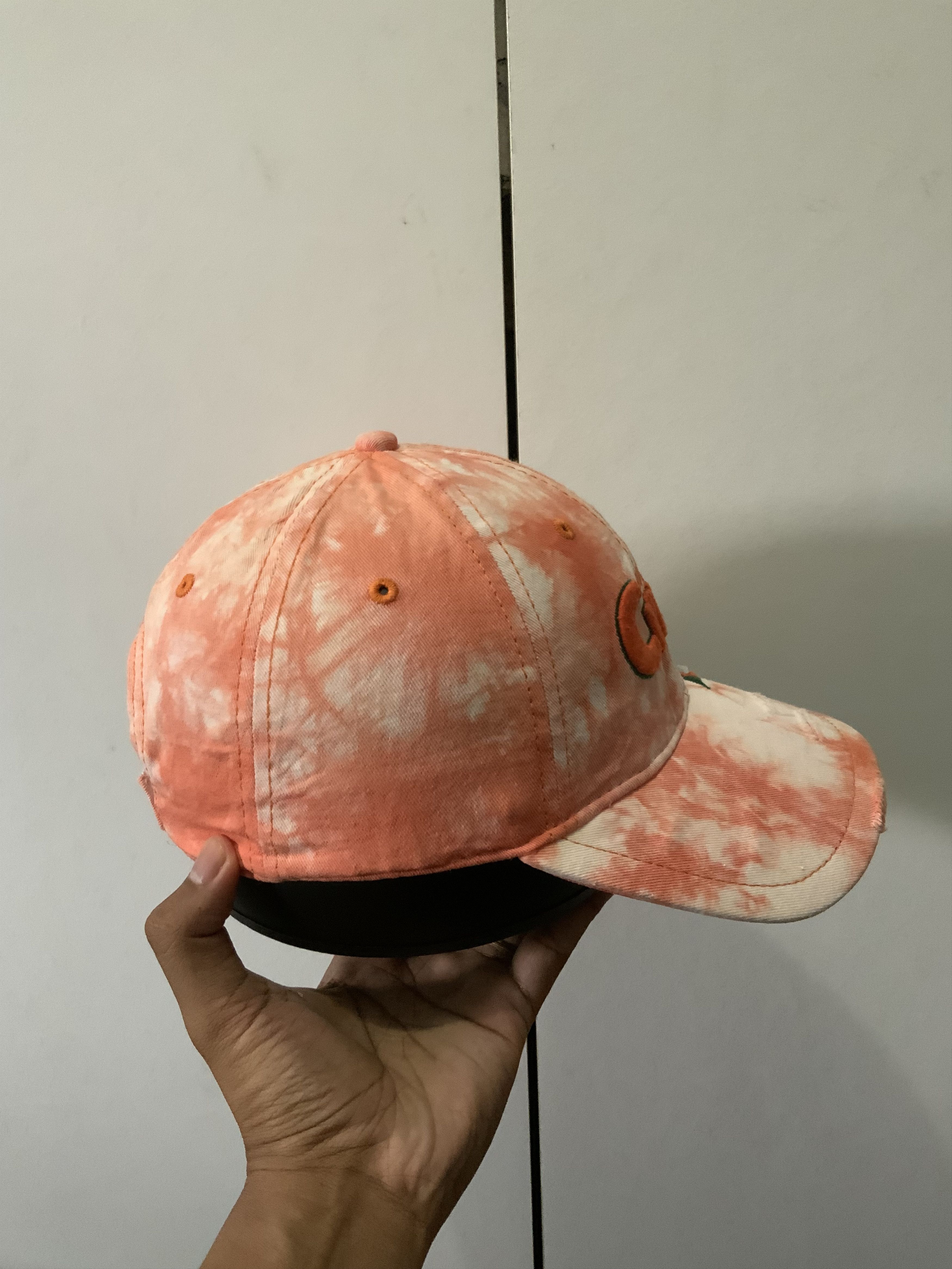 If Six Was Nine Crush Orange Tie Dye Hat Size ONE SIZE - 4 Thumbnail