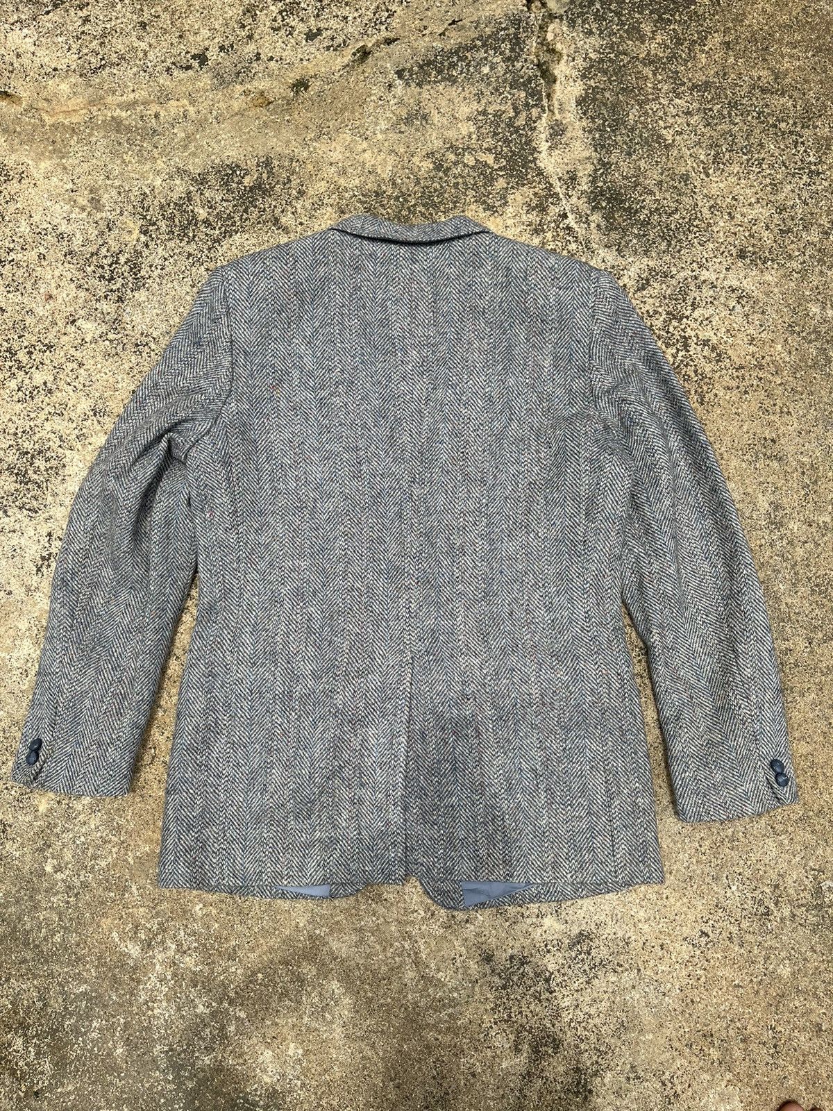 Designer Harris Tweed Handwoven Blazer Jacket Made for Pitlochry Size US M / EU 48-50 / 2 - 8 Thumbnail