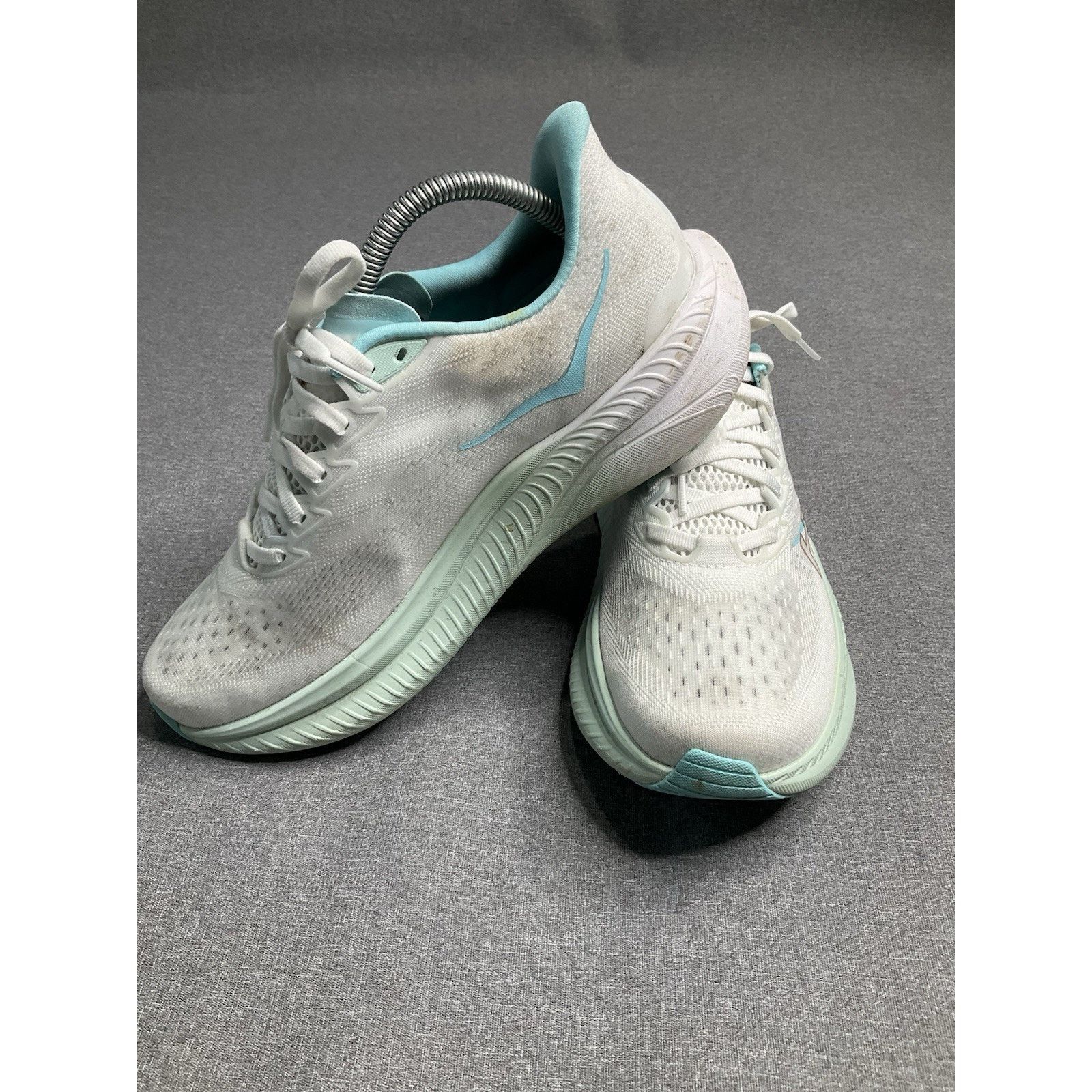 Hoka Size 9.5 - Hoka One One HOKA Mach 6 Frost Aqua Size US 9.5 / IT 39.5 - 5 Thumbnail