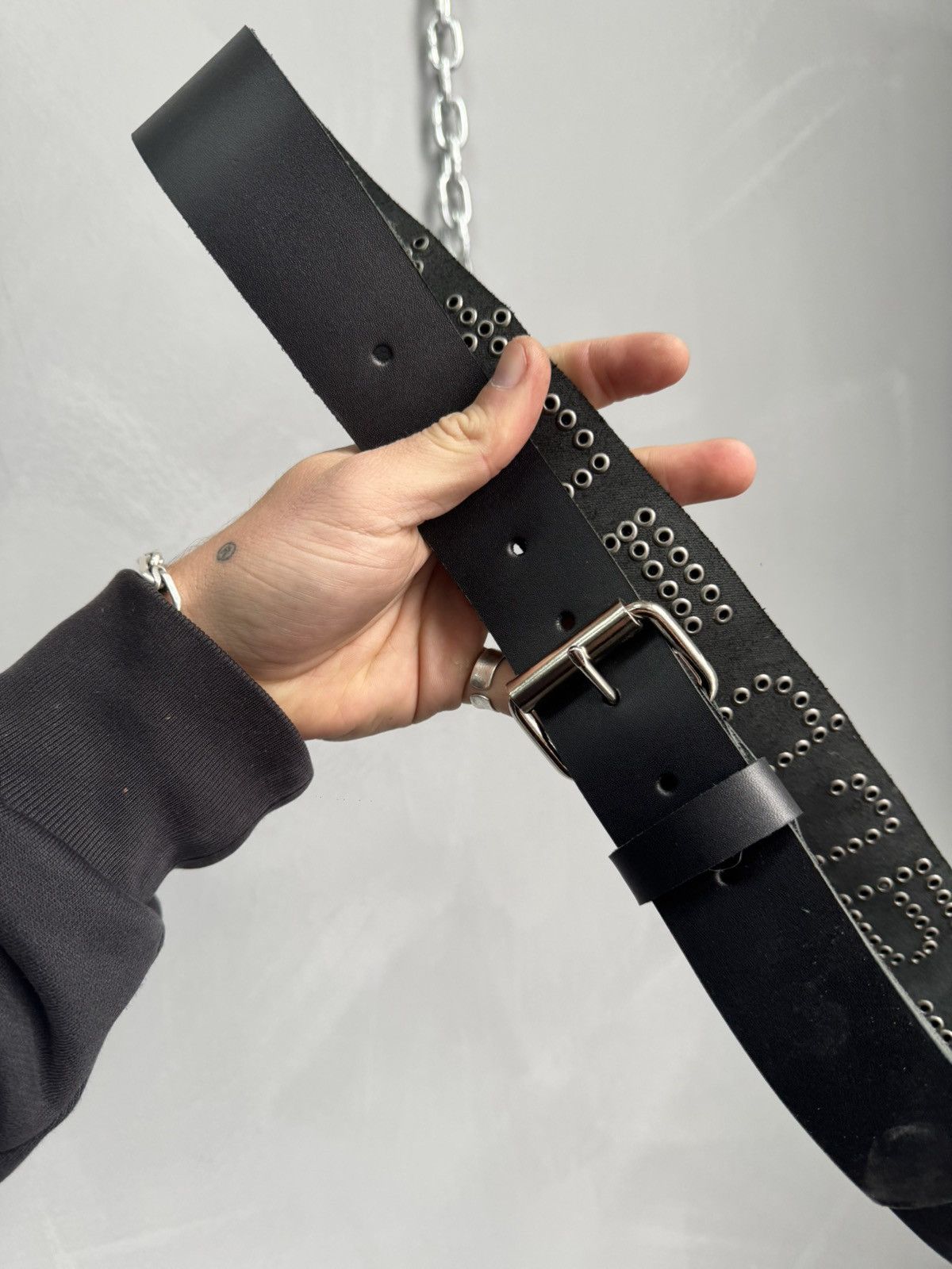 Carhartt Carhartt studded leather avant garde belt y2k street fashion Size ONE SIZE - 10 Thumbnail