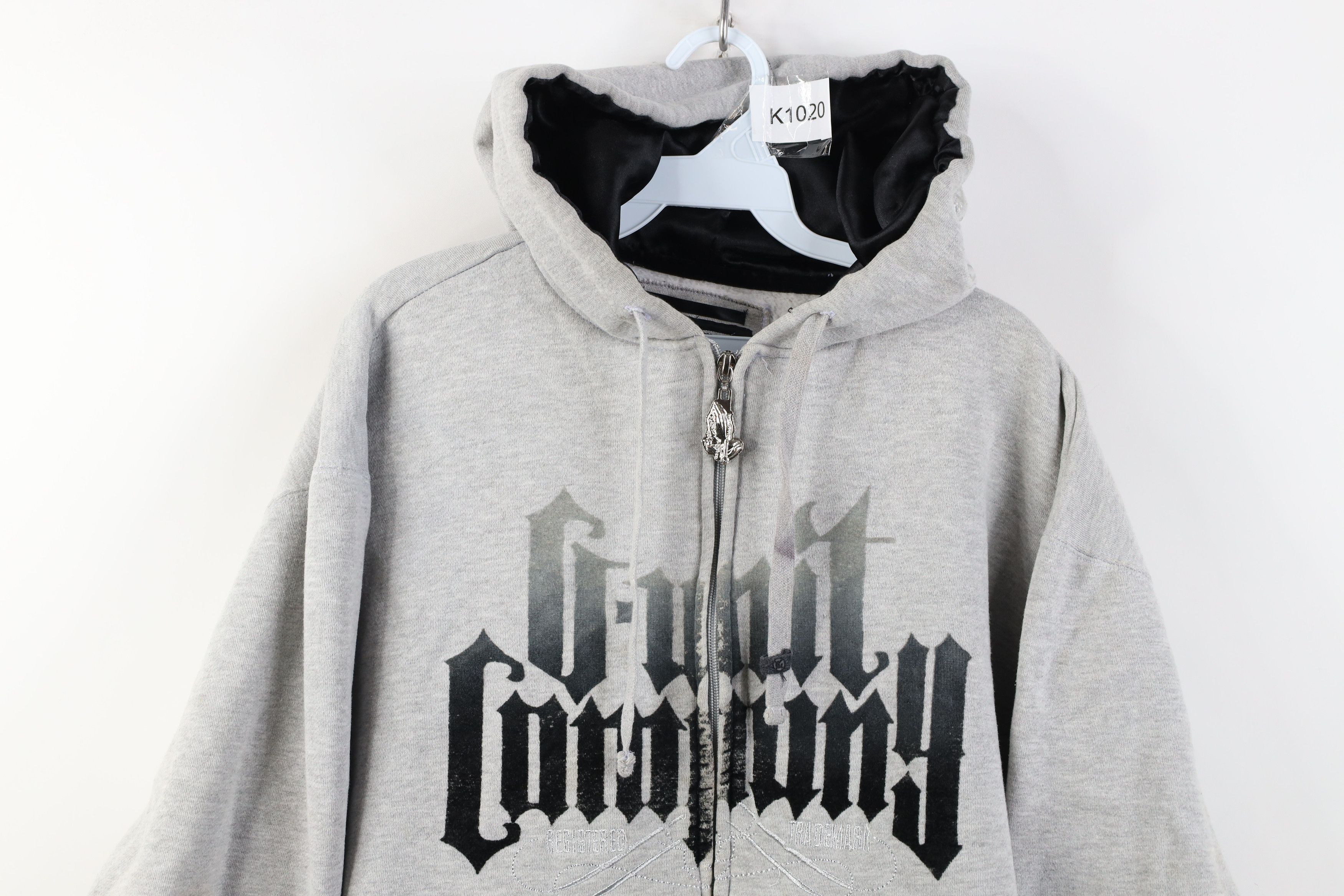 G-Unit Vintage Y2K G Unit 50 Cent Heavyweight Full Zip Hoodie Gray Size US XL / EU 56 / 4 - 2 Thumbnail