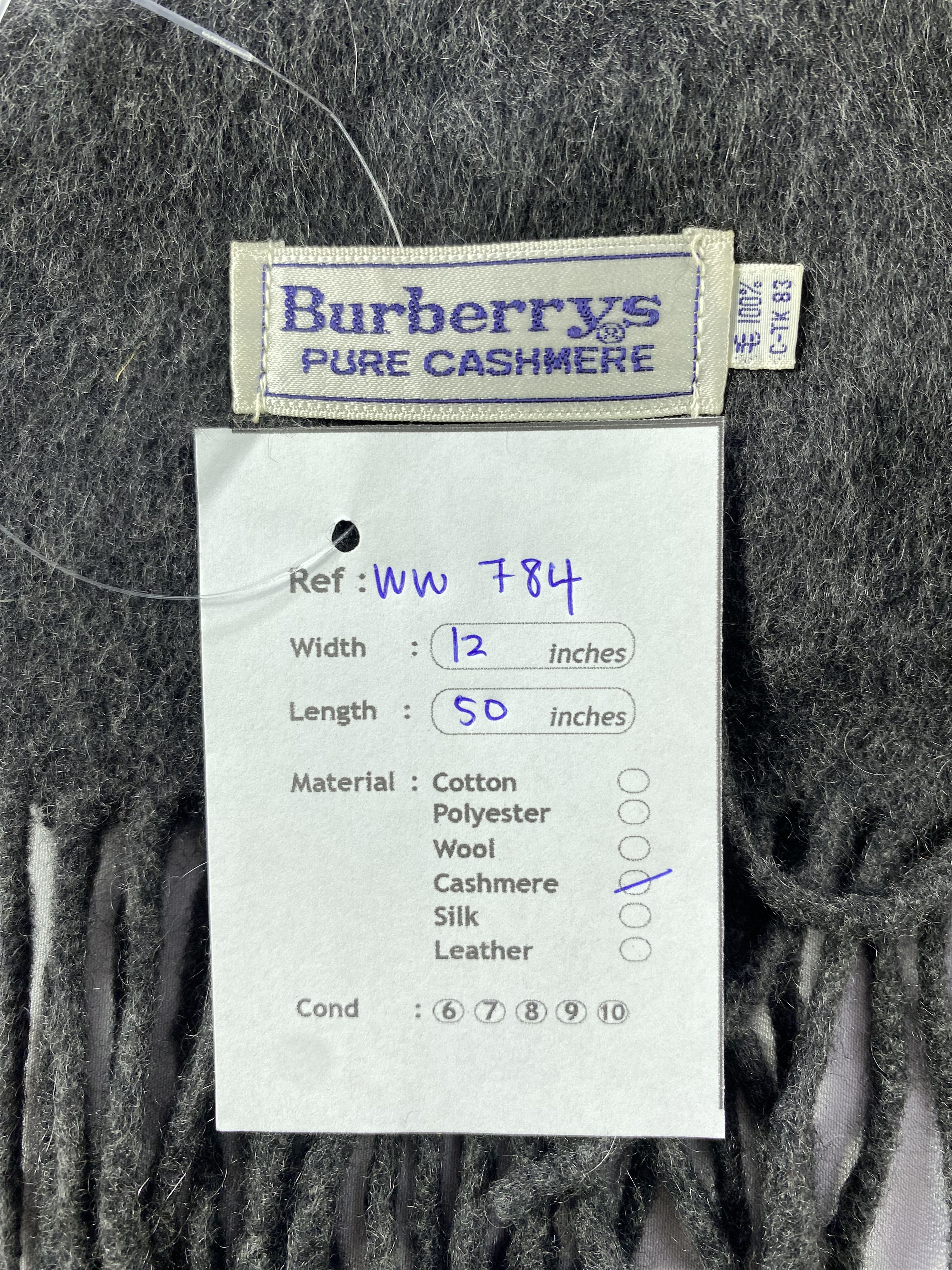 Burberry × Vintage Burberry Scarf / Muffler / Neckwear - WW784 Size ONE SIZE - 6 Thumbnail
