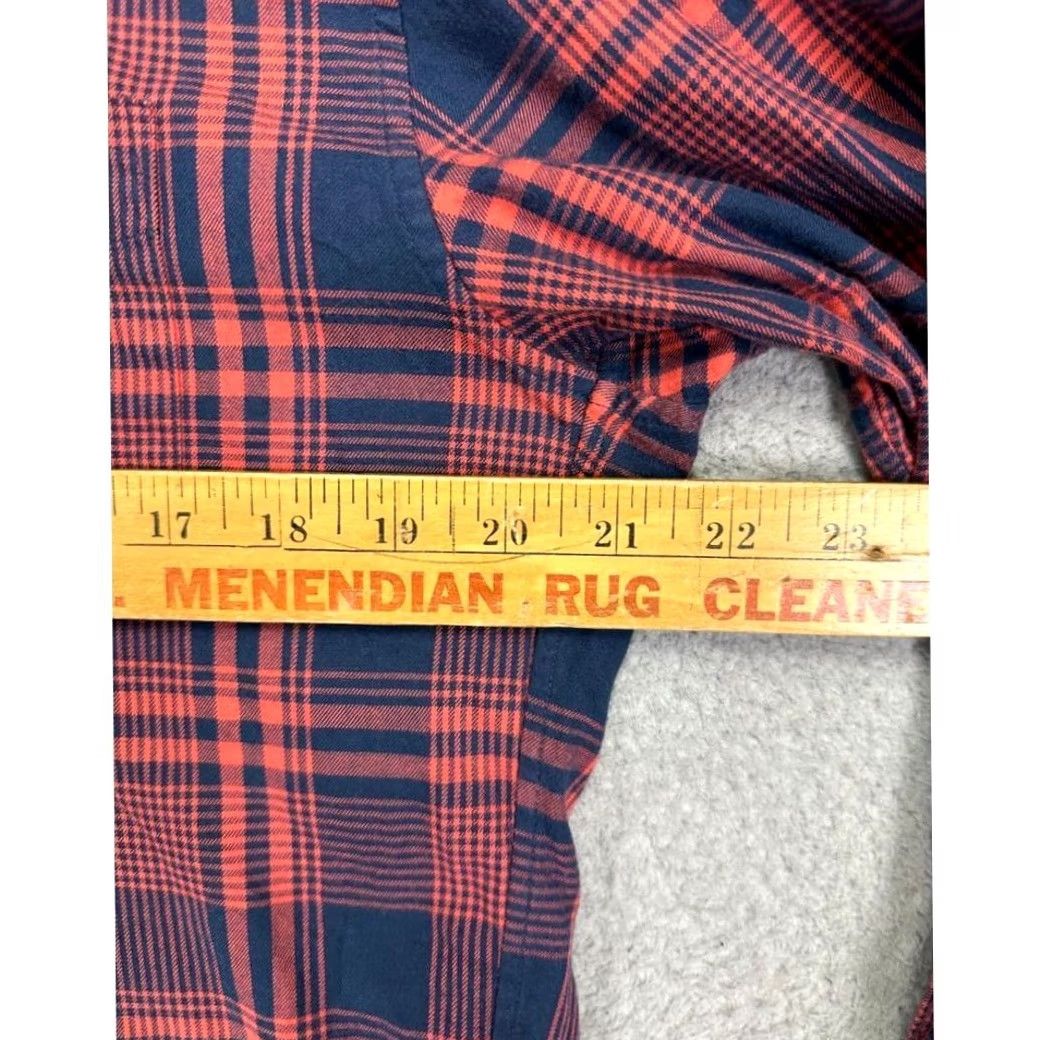 Bonobos Bonobos Button Down Shirt Men Slim Fit Long Sleeve Red Plaid Tartan 100% Cotton Button-Up Adult Medium Size US M / EU 48-50 / 2 - 6 Thumbnail