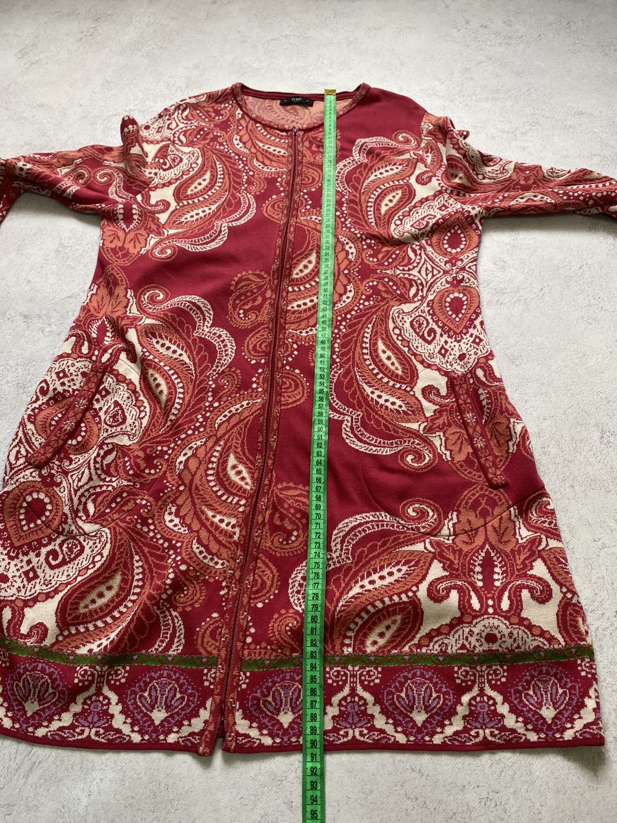 Other IVKO Women’s Floral Multicolor Zip Up Cardigan Size XL Size XL / US 12-14 / IT 48-50 - 12 Thumbnail
