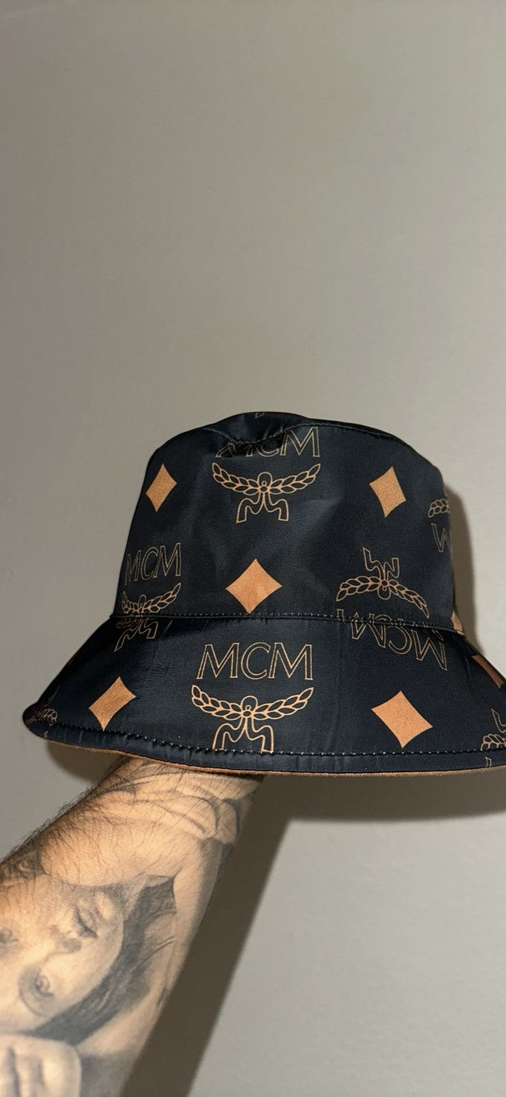 MCM MCM Reversible Monogram Bucket Hat In Recycled Polyester Size ONE SIZE - 2 Thumbnail