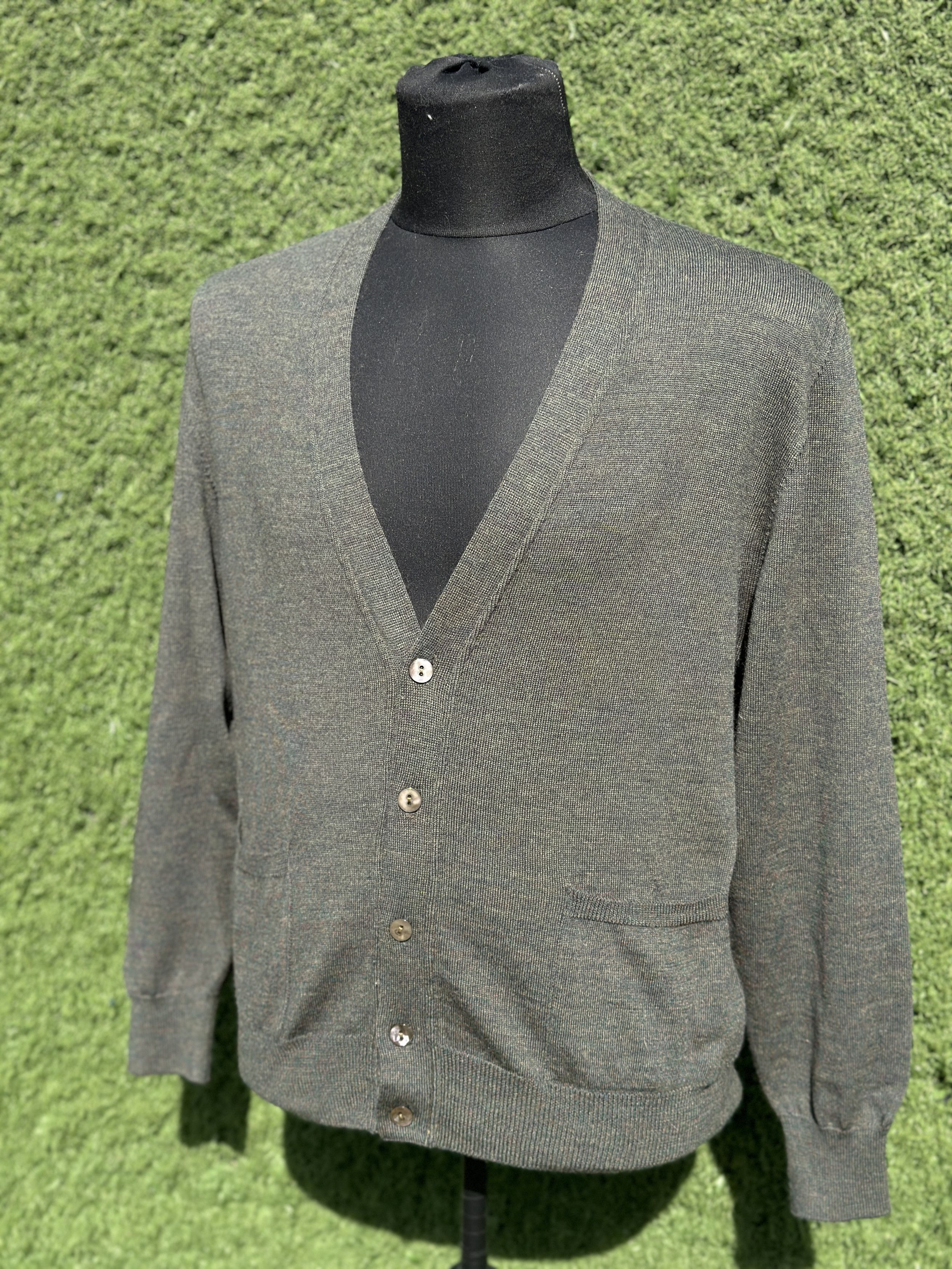 Prada Prada Milano Virgin Wool Cardigan Green Knit IT 40 Women Size S / US 4 / IT 40 - 5 Thumbnail