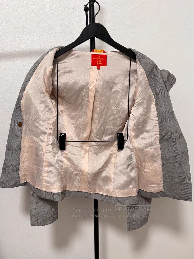 Vivienne Westwood Vivienne Westwood Vintage 3D Bud Collar Suit Jacket, Pleat Size S / US 4 / IT 40 - 8 Thumbnail
