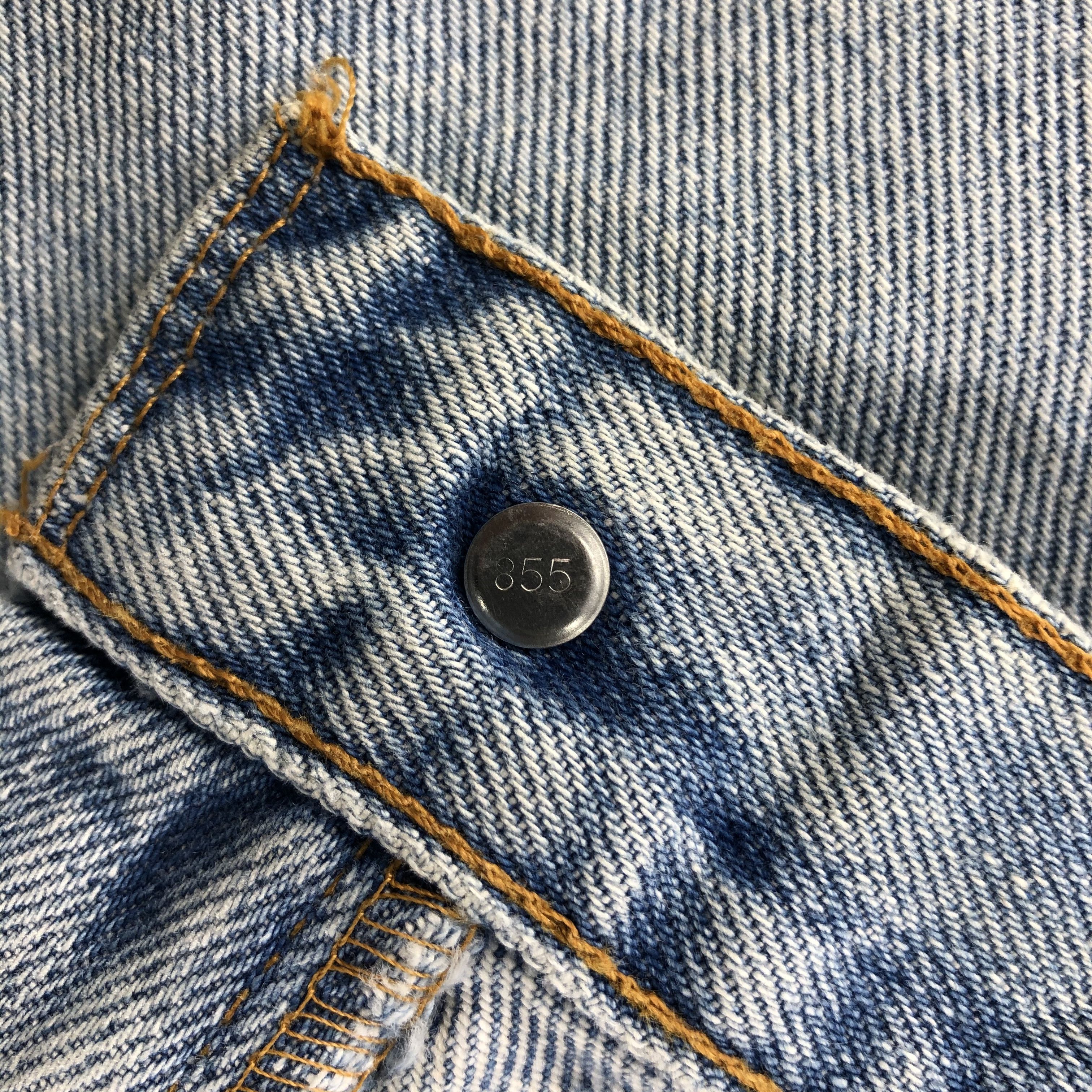 Levi's Vintage 90s Light Wash Levis 550 Jeans-J1993 Size US 34 / EU 50 - 14 Thumbnail