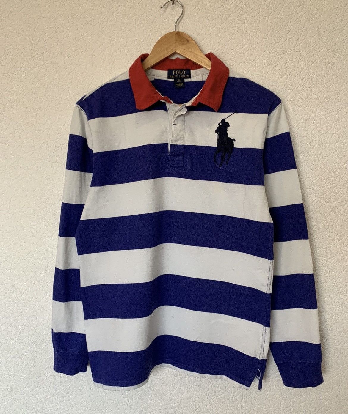 Ralph Lauren Vintage Polo Ralph Lauren Rugby Racing Tee shirt Y2K style Size US S / EU 44-46 / 1 - 1 Thumbnail