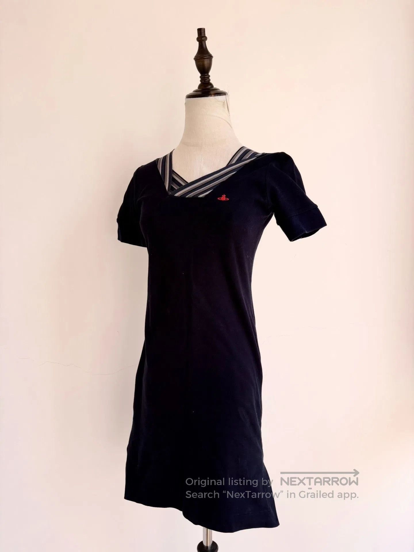 Vivienne Westwood Vivienne Westwood Vintage Blue Stripe Dress. Size M / US 6-8 / IT 42-44 - 7 Thumbnail