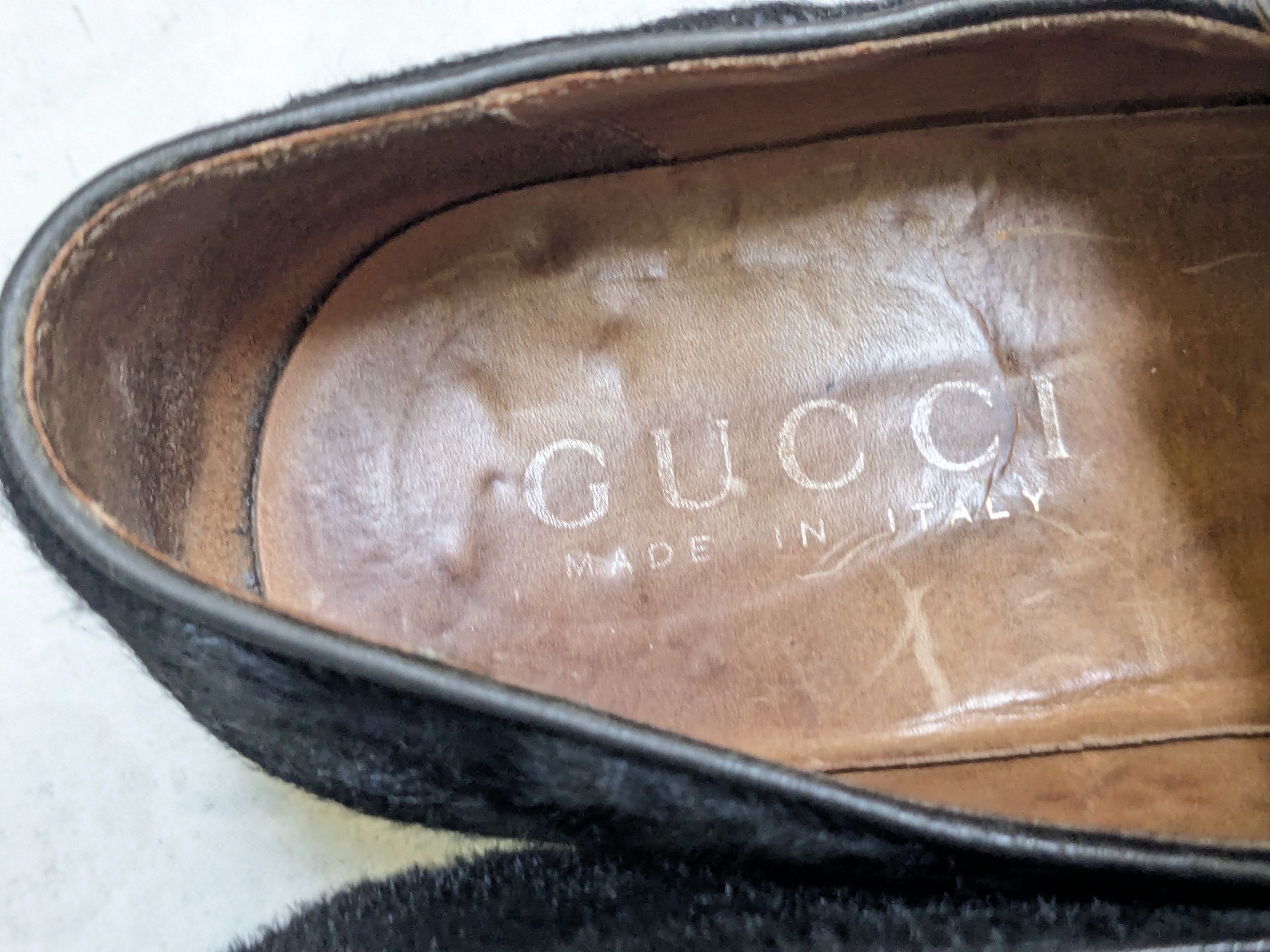 Gucci Gucci Horsebit Loafers Black Pony Hair 9 Heeled Size US 9 / EU 42 - 2 Thumbnail