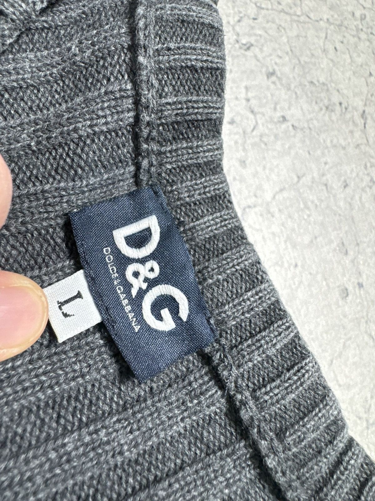 Dolce & Gabbana Dolce & Gabbana DG Vintage Women’s Knitted Sweater Vintage Size L / US 10 / IT 46 - 5 Thumbnail