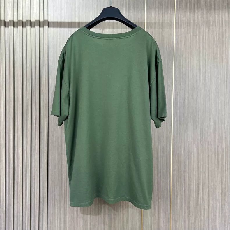 Celine Celine Green Short Sleeve TShirt Size L Size US L / EU 52-54 / 3 - 2 Thumbnail