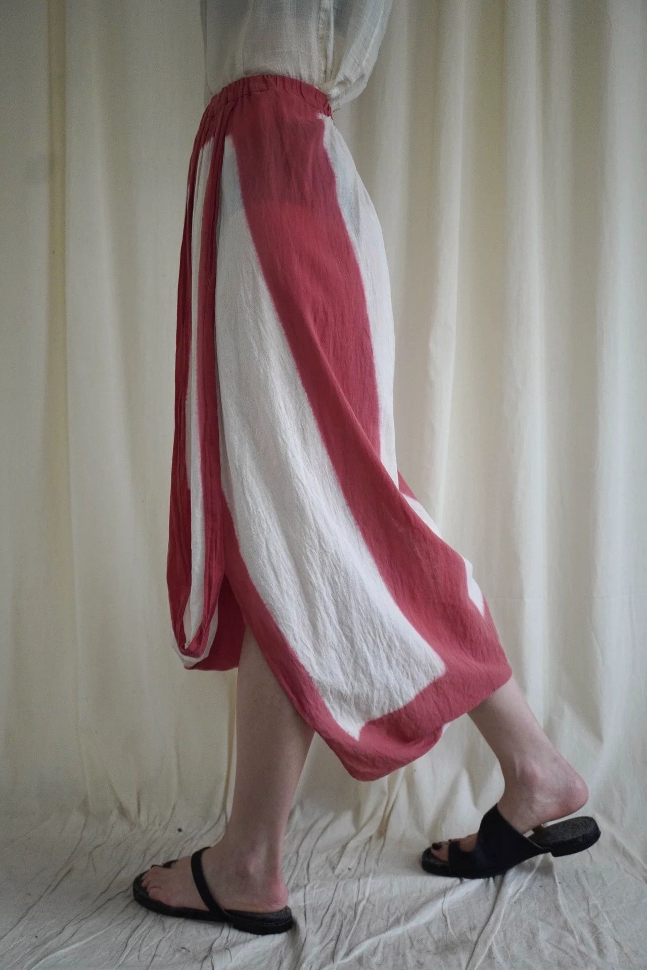 Issey Miyake Issey Miyake 1986 Pale Pink Cotton Skirt S 9/10 Size 26" / US 2 / IT 38 - 8 Thumbnail