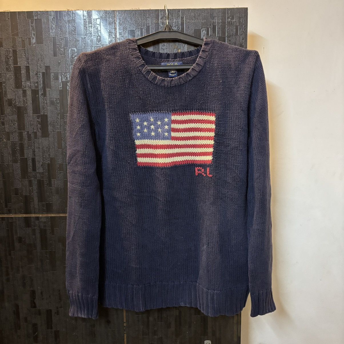 Polo Ralph Lauren Polo Ralph Lauren American Flag Sweater Size US XL / EU 56 / 4 - 2 Thumbnail