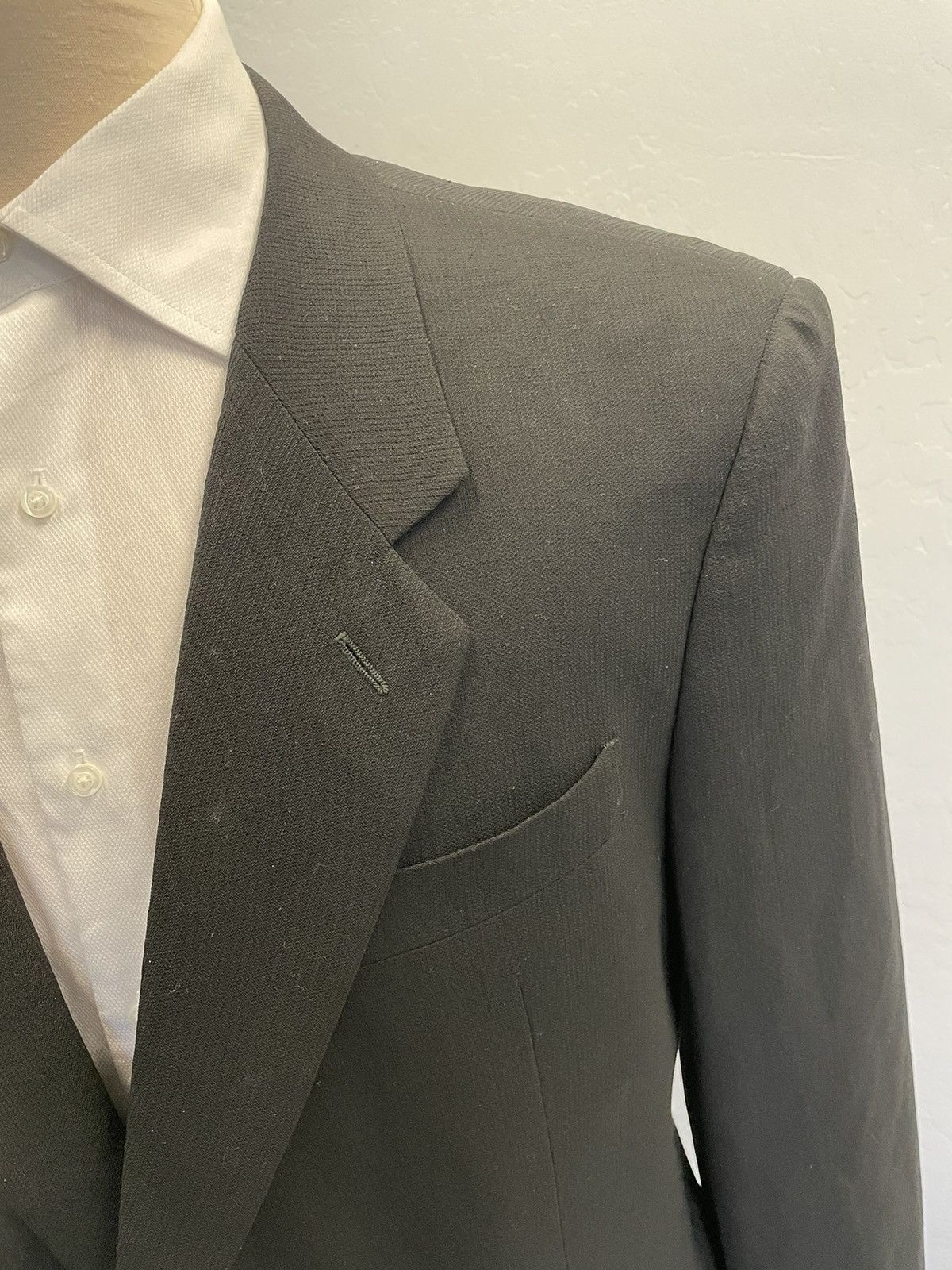 Giorgio Armani × Vintage Vintage Wool Jacket Size 46R - 2 Thumbnail