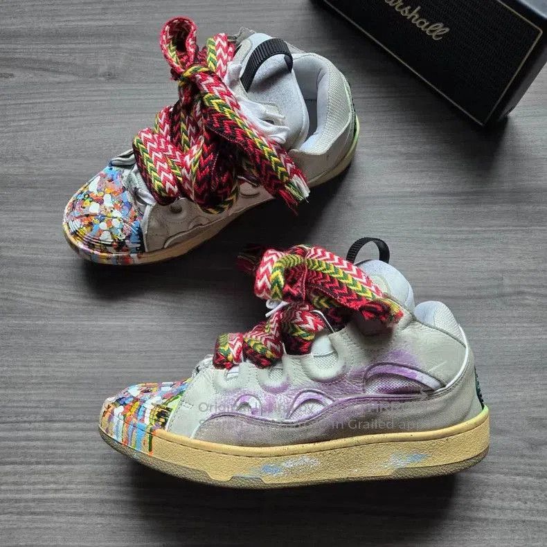 Lanvin Lanvin Gallery Dept Colorful Graffiti Sneakers. Size US 9 / EU 42 - 2 Thumbnail