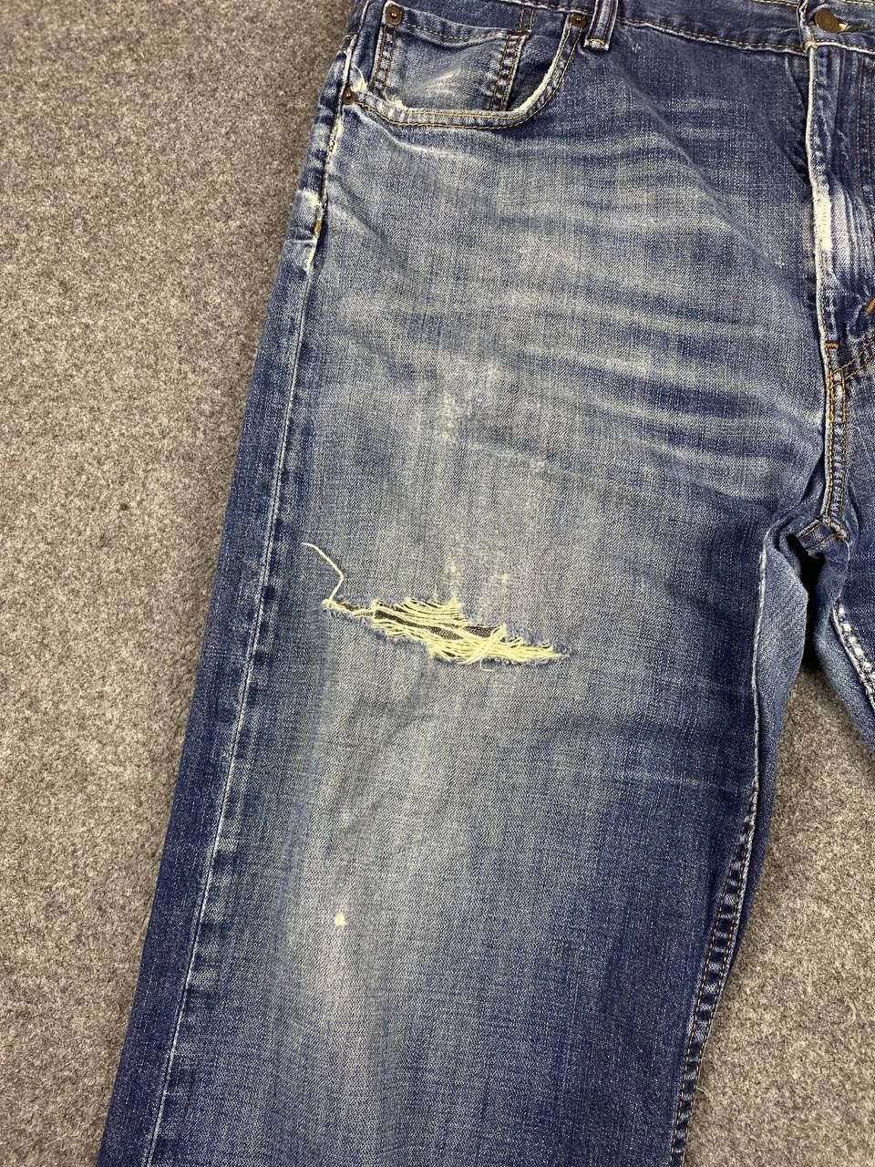 Levi's levis 569 loose straight distressed denim Size US 44 / EU 60 - 9 Thumbnail