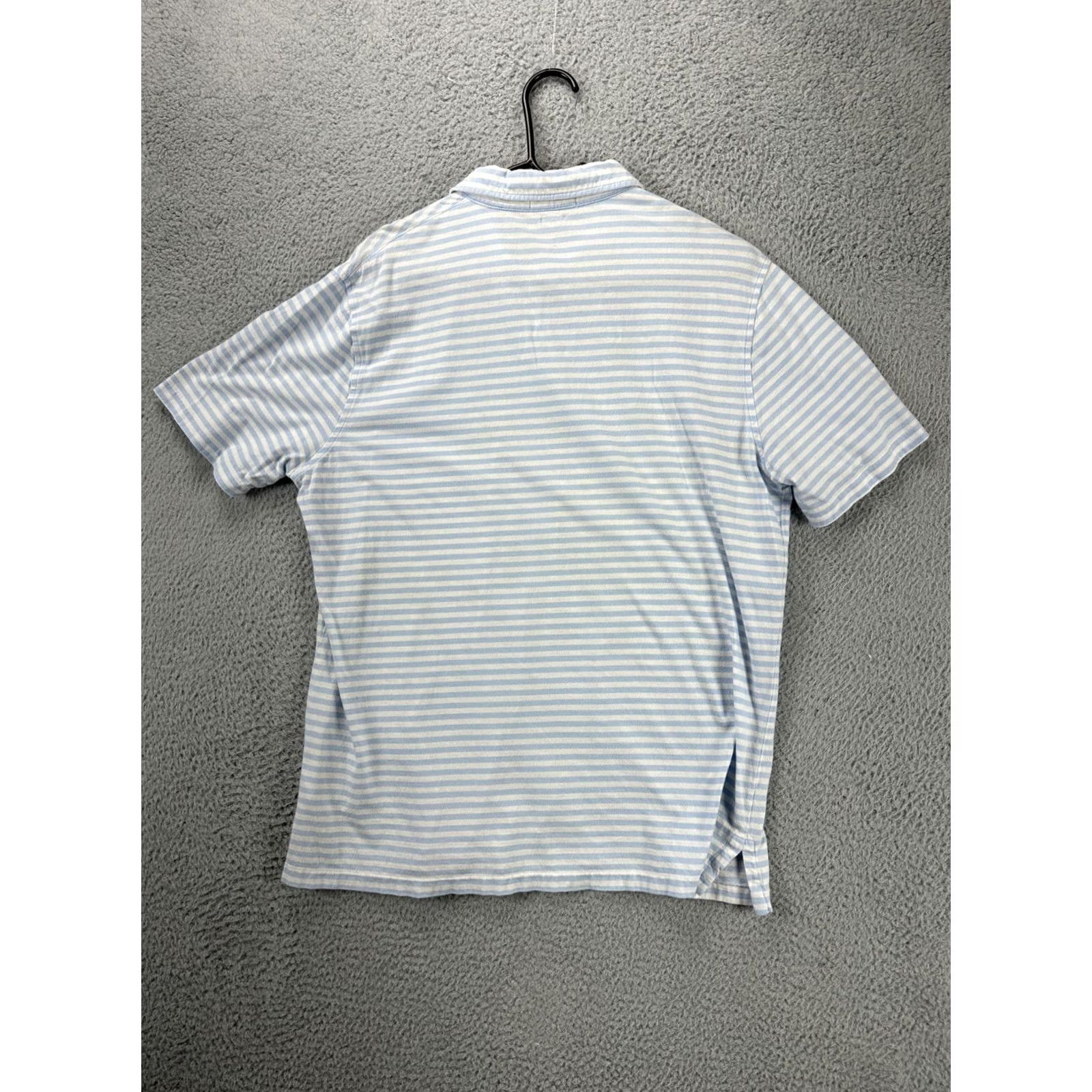Polo Ralph Lauren Polo Ralph Lauren Shirt Mens Large Blue Candy Stripe Polo Classic Fit Pony Rugby Size US L / EU 52-54 / 3 - 3 Thumbnail