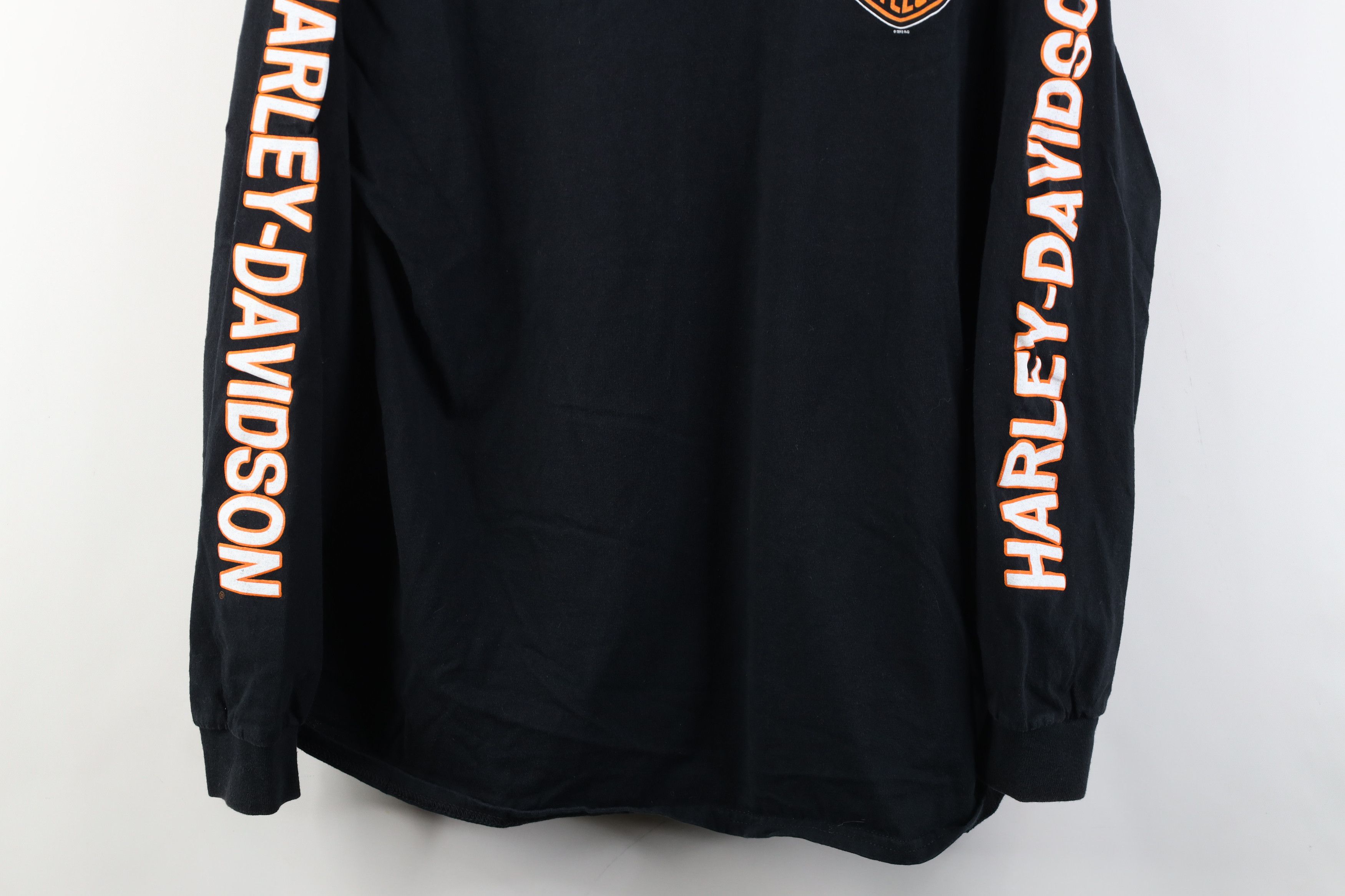 Harley Davidson Vintage Y2K Harley Davidson War Long Sleeve T-Shirt Black Size US L / EU 52-54 / 3 - 3 Thumbnail